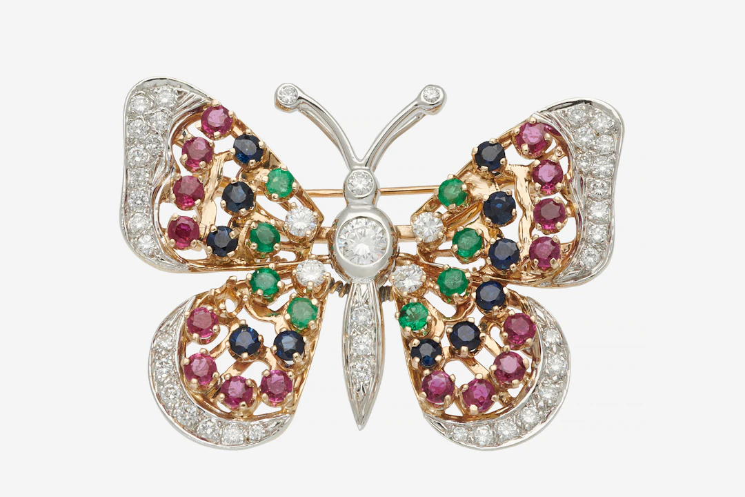 Broche trembleuse "Papillon"