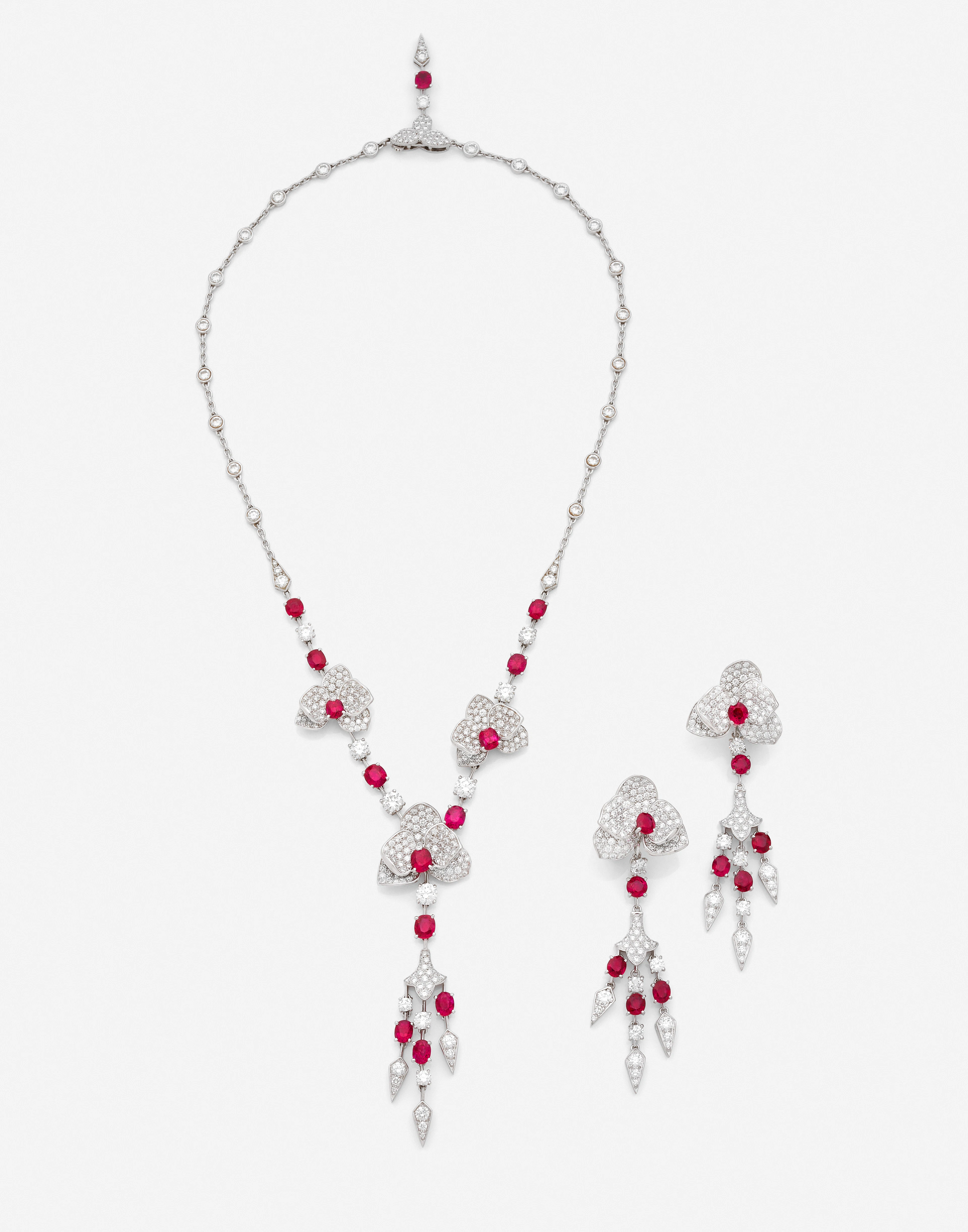 CARTIER Parure "Caresse d'Orchidées"