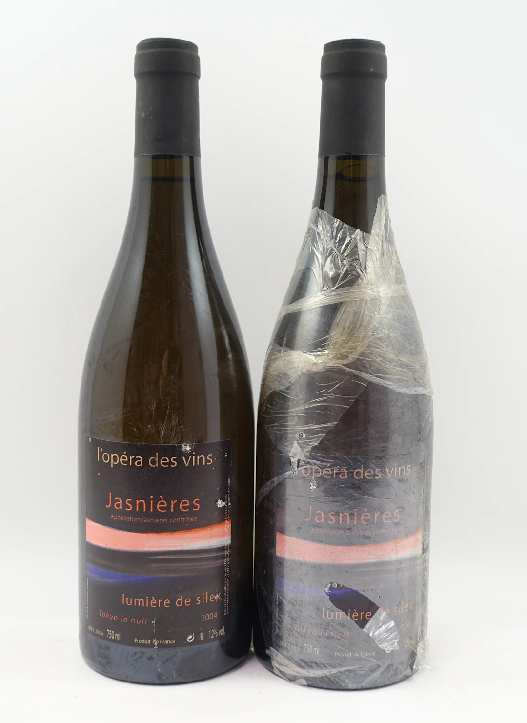 9 bts JASNIERES 2004 Lumière de Silex. Opéra des Vins. Jean Pierre Robinot