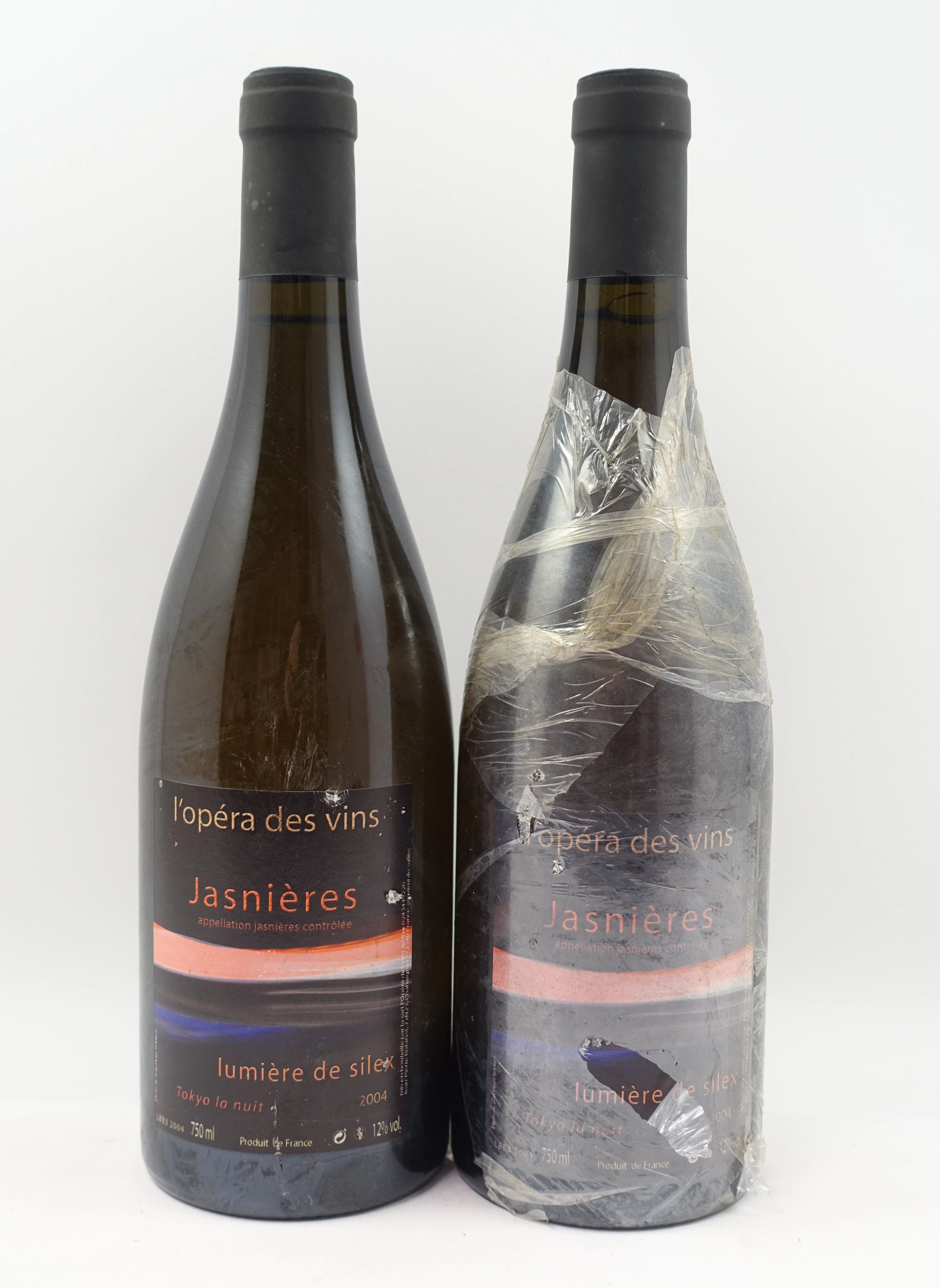 9 bts JASNIERES 2004 Lumière de Silex. Opéra des Vins. Jean Pierre Robinot