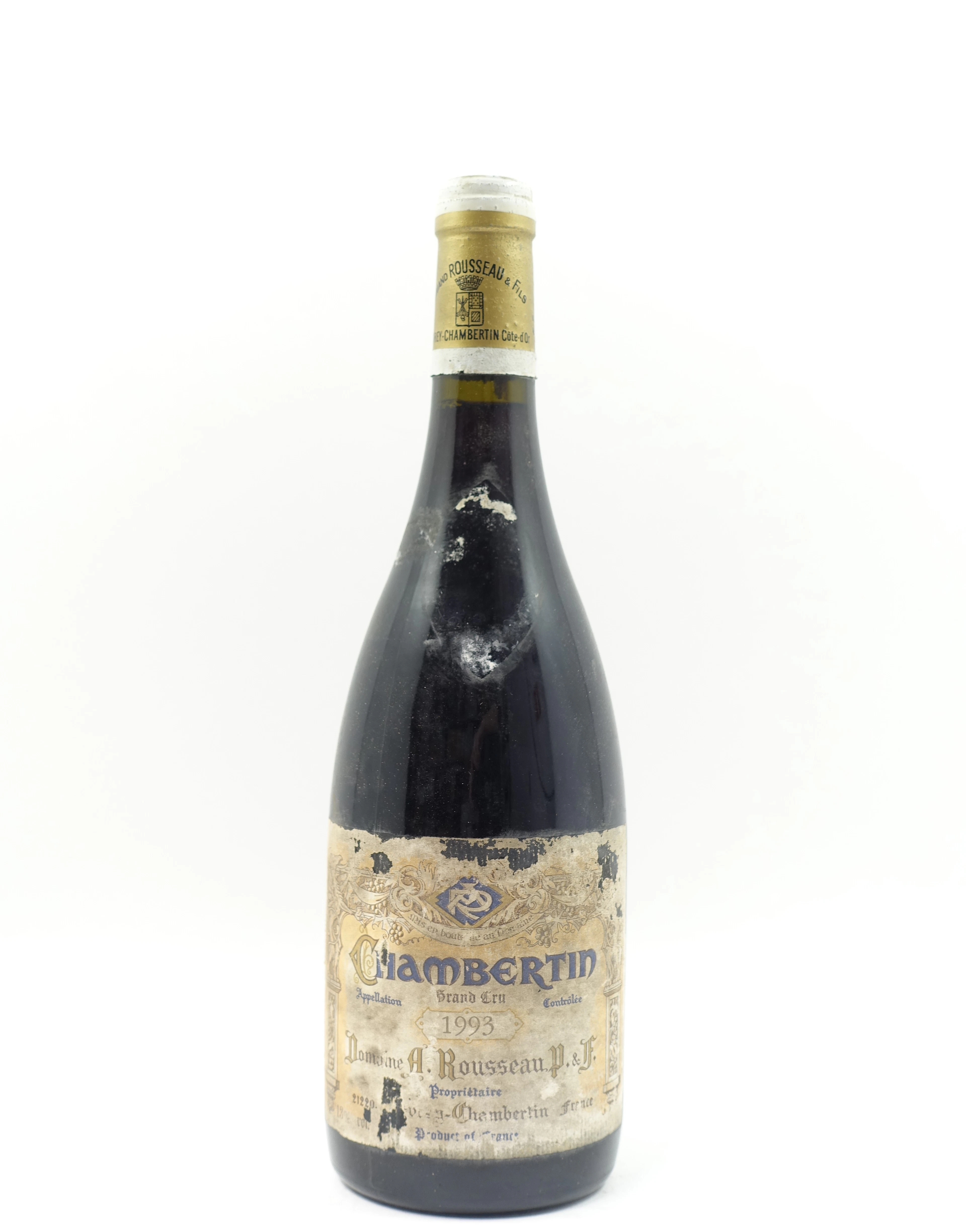 1 bt CHAMBERTIN 1993 Grand Cru. Domaine Armand Rousseau