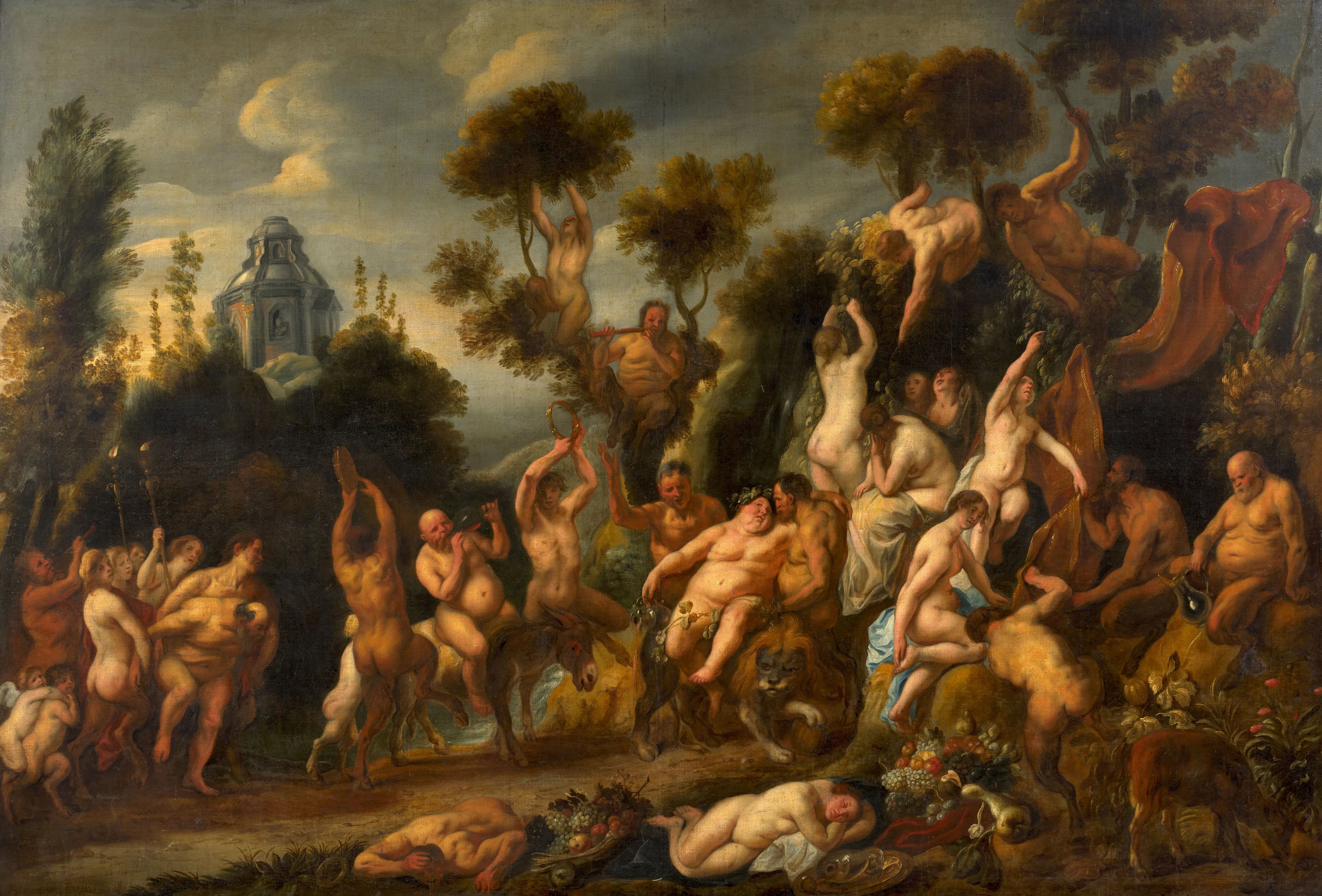 Ecole flamande du XVIIe siècle Atelier de Jacob Jordaens Le triomphe