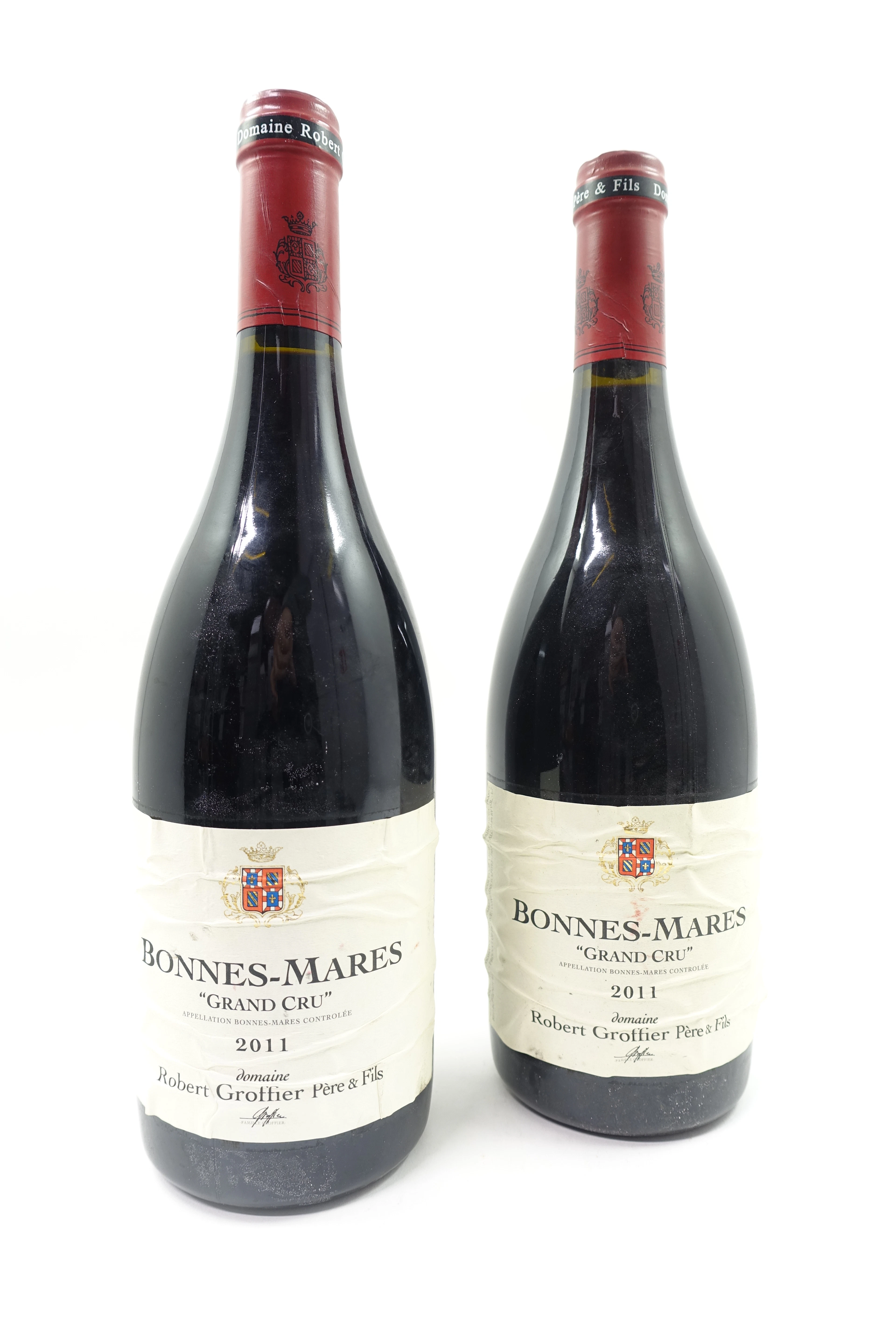 2 bts BONNES MARES 2011 Grand Cru. Robert Groffier & Fils