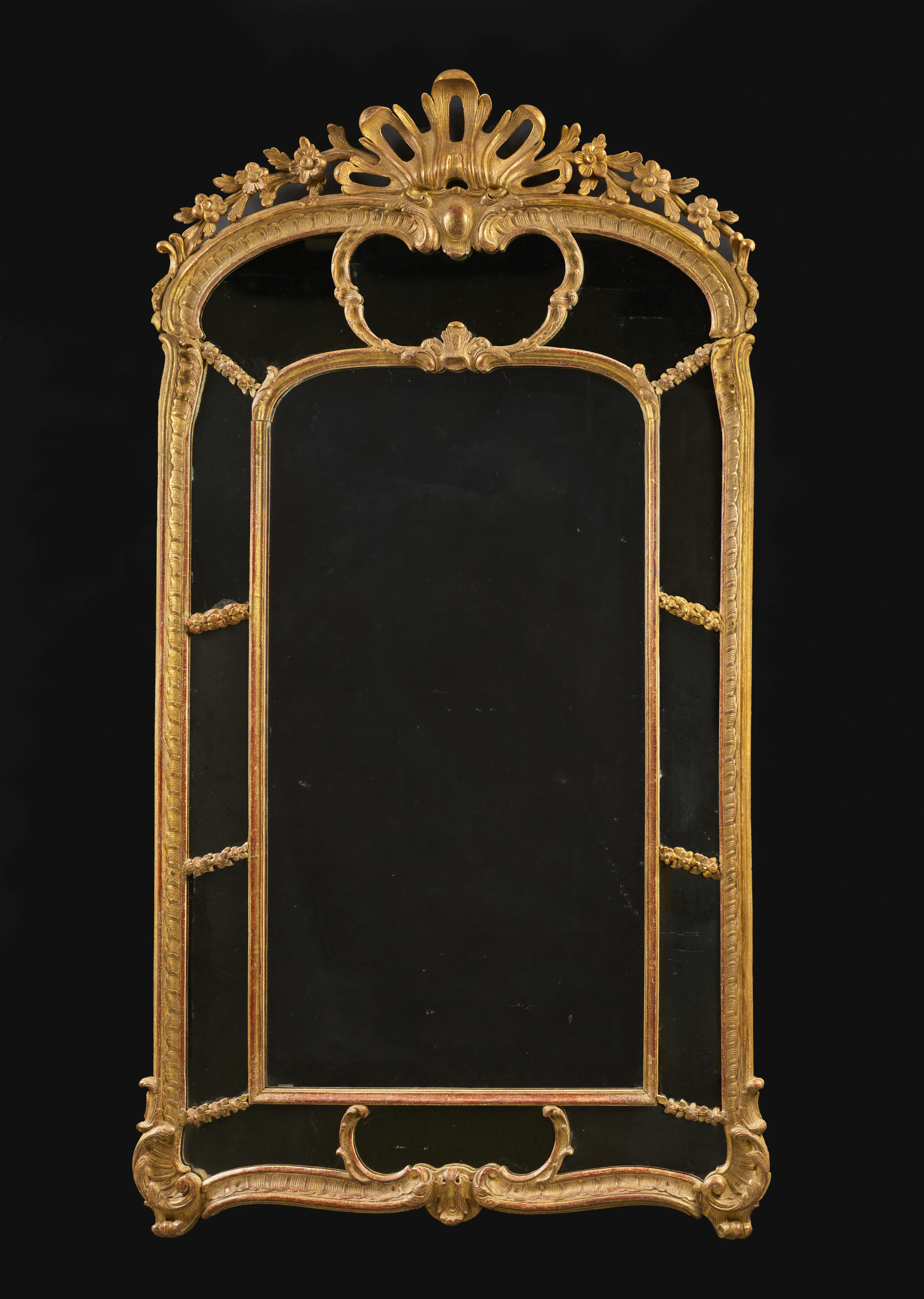 GRAND MIROIR SUISSE DU MILIEU DU XVIIIe SIÈCLE, BERNE
