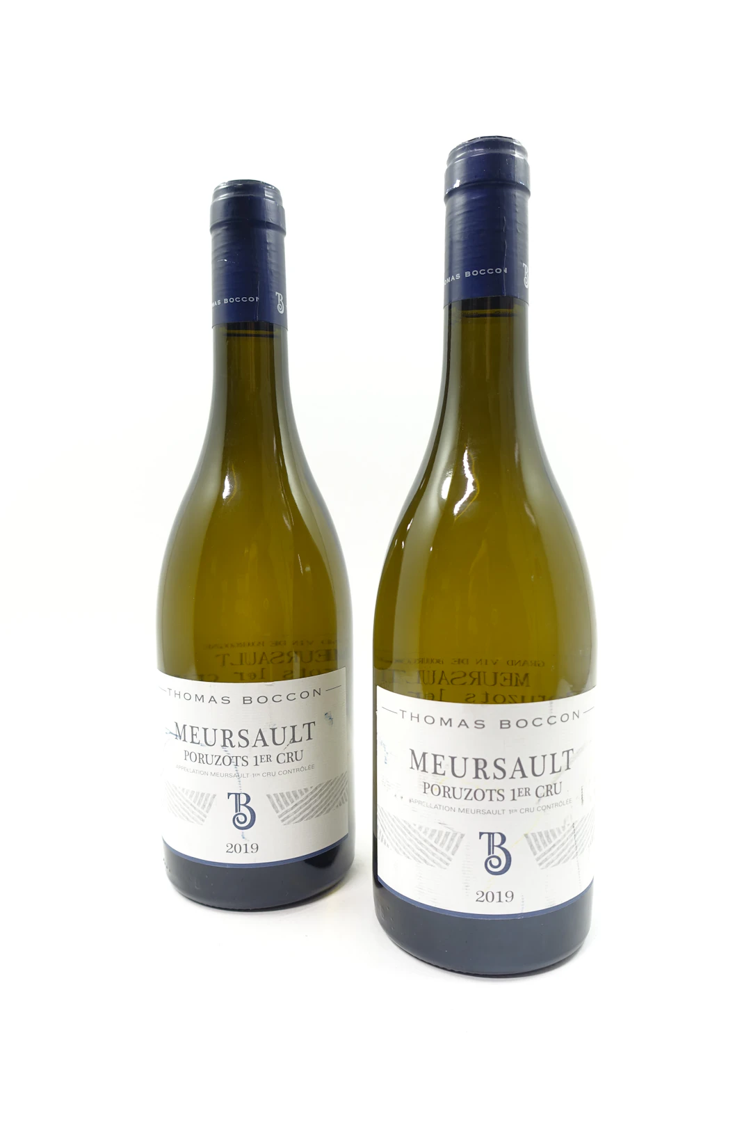 2 bts MEURSAULT 2019 1er Cru Poruzots. Thomas Boccon