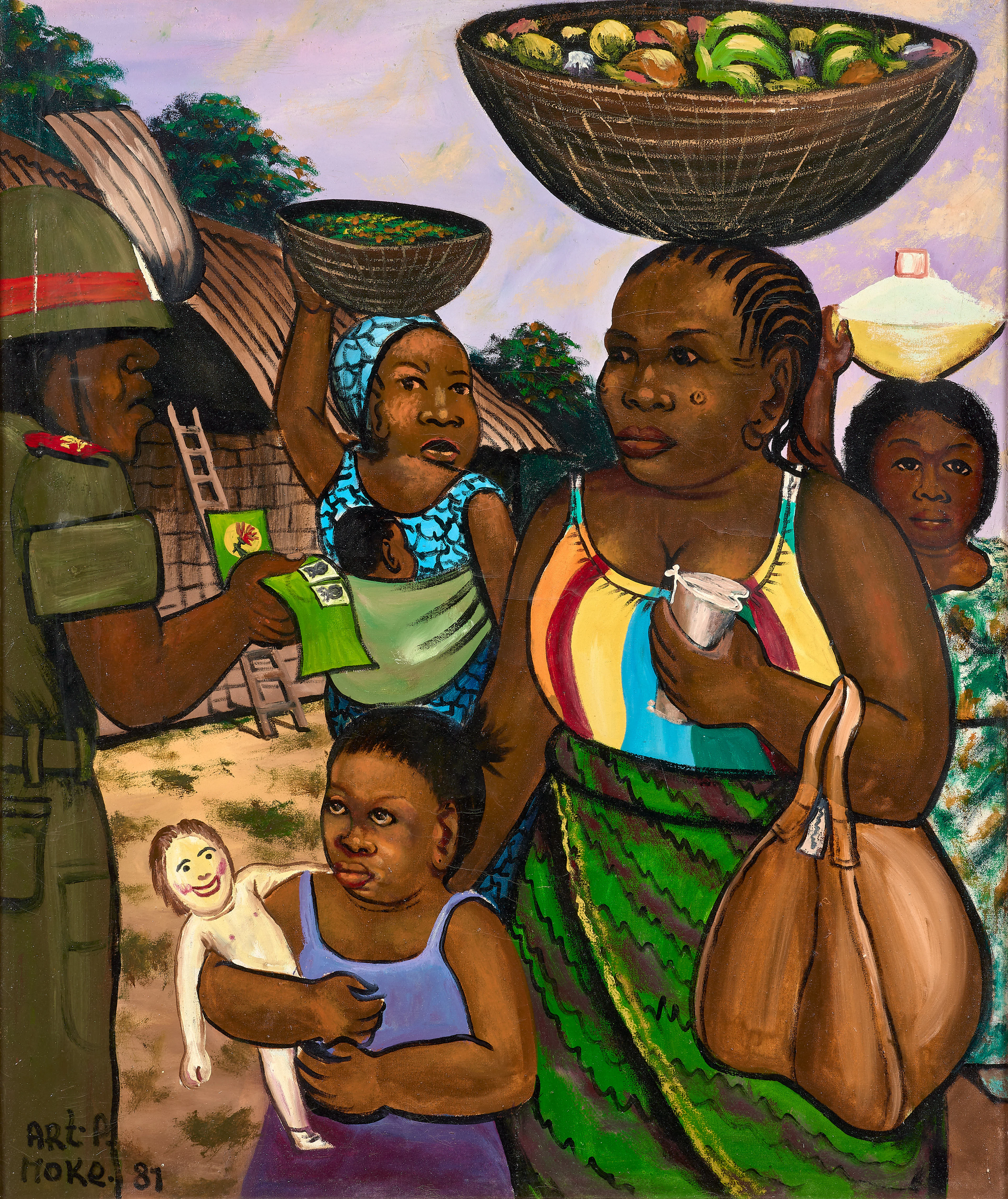 MOKÉ (Monsengwo Kejwamfi dit 1950-2001 Contrôle de police -1981