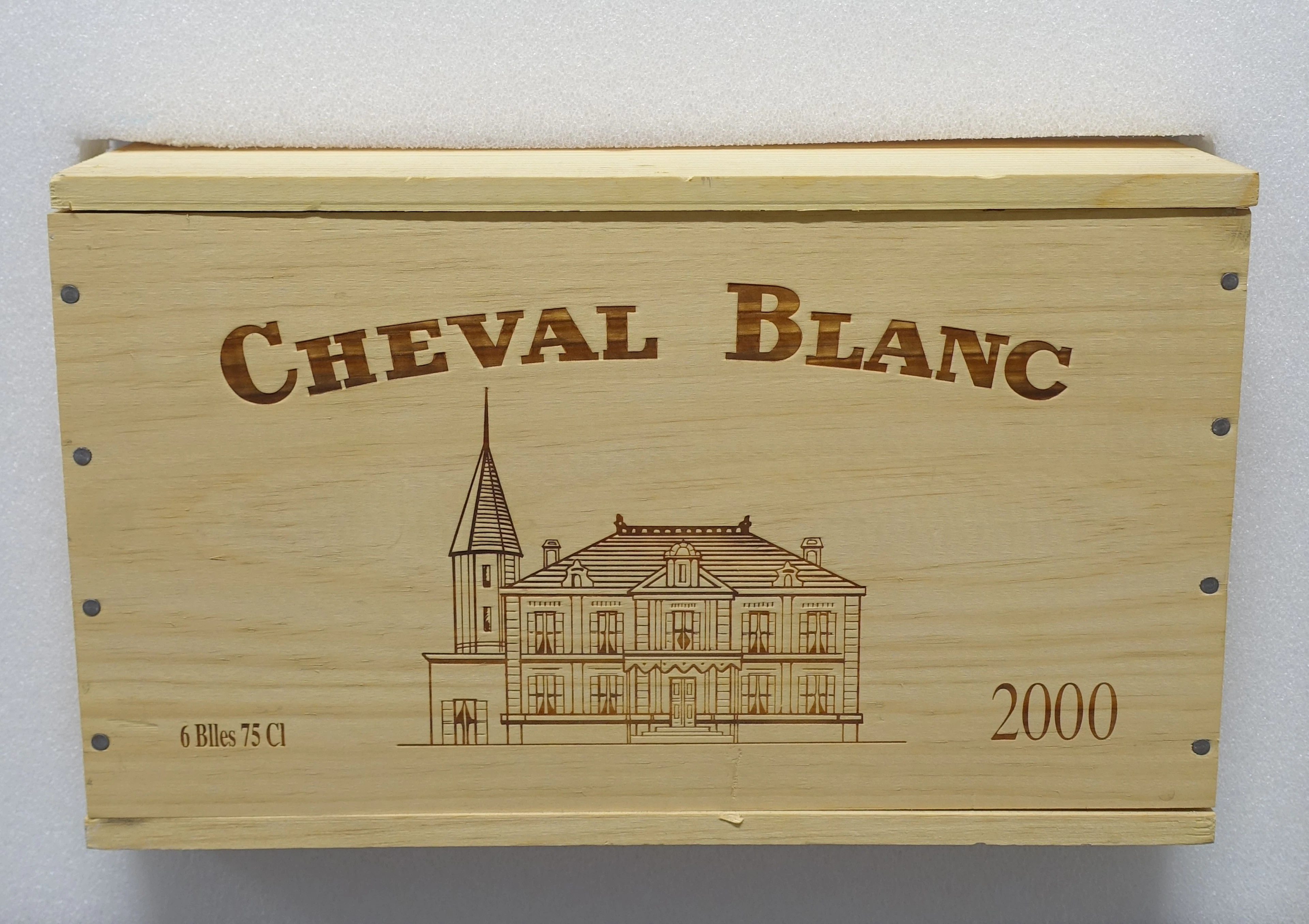 6 bts CH CHEVAL BLANC 2000 1er GCC (A) Saint Emilion