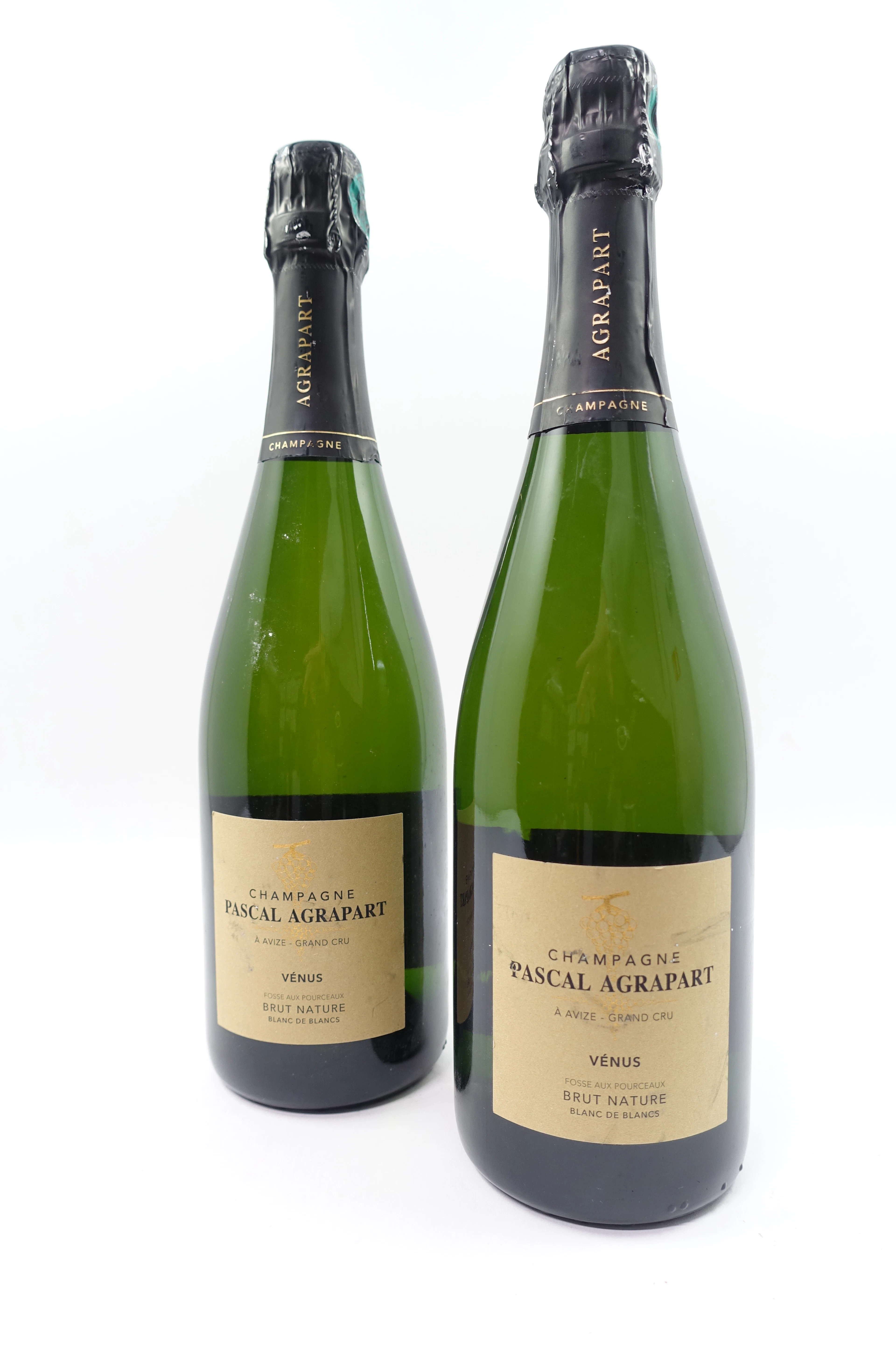 2 bts CHAMPAGNE PASCAL AGRAPART 2017 Brut Nature Blanc de blancs.