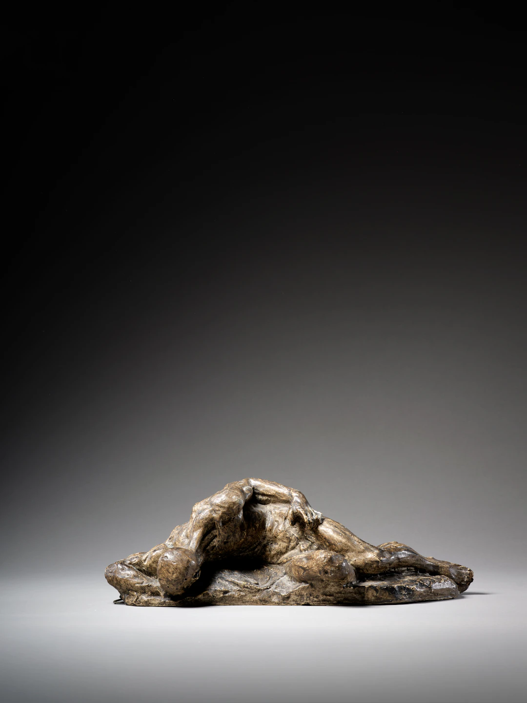 Ecole française du XIXe siècle D'après Théodore Géricault Figure d'homme gisant