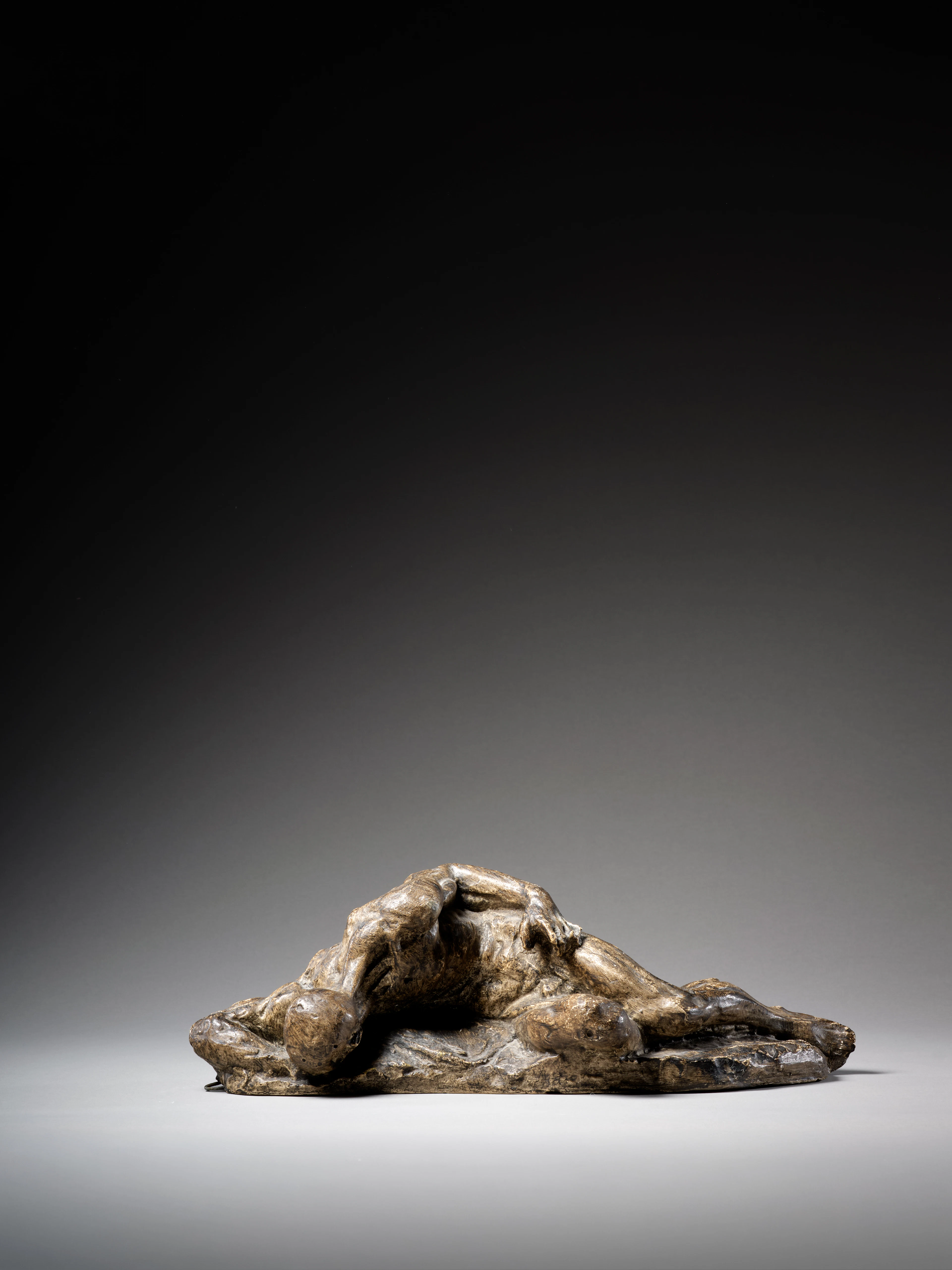 Ecole française du XIXe siècle D'après Théodore Géricault Figure d'homme gisant