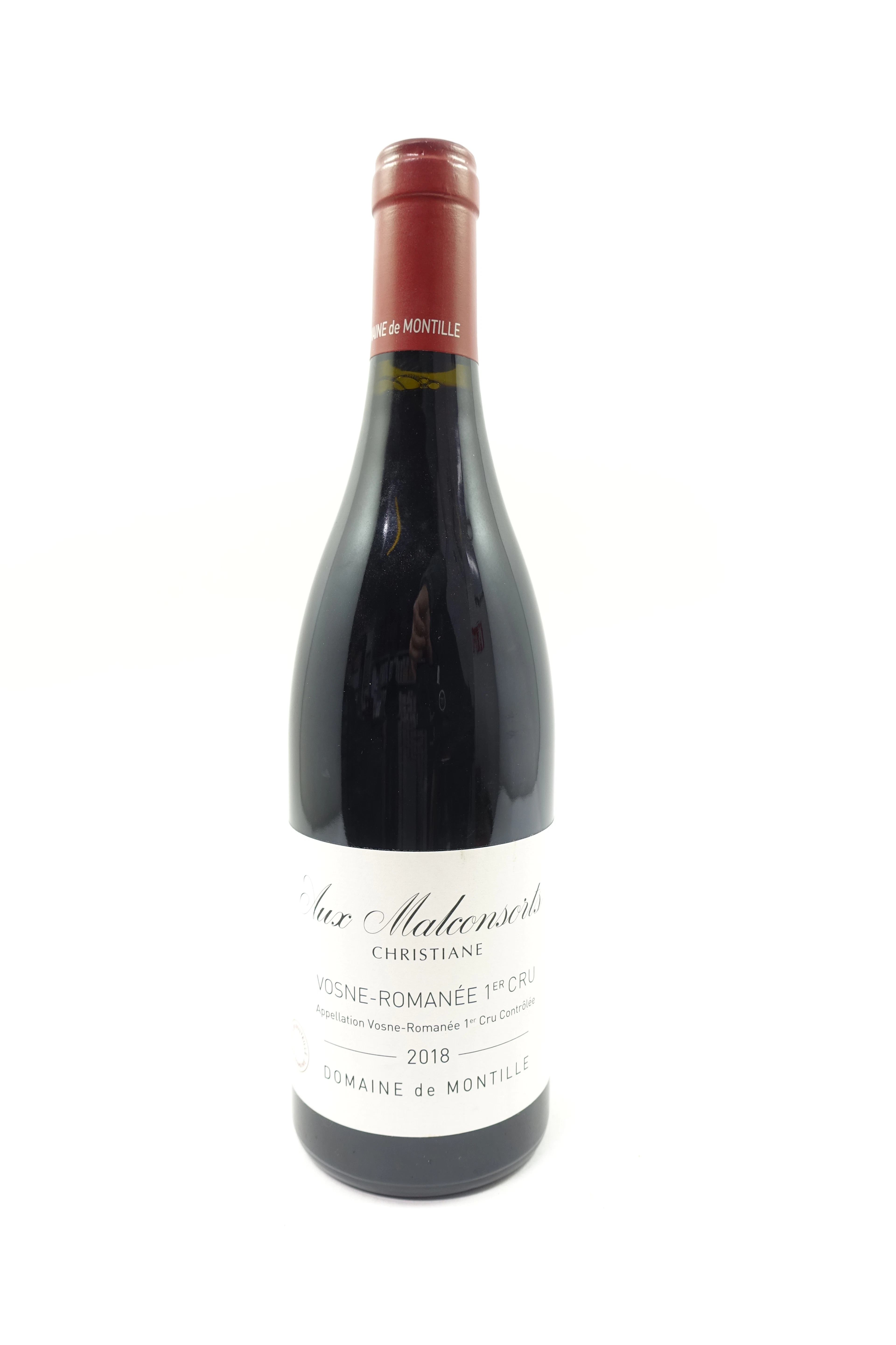 1 bt VOSNE ROMANEE 2018 1er Cru Aux Malconsorts Christiane. Domaine de Montille