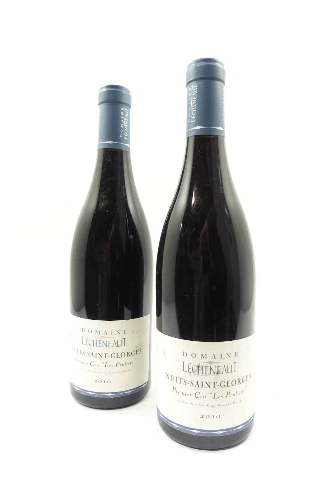 2 bts NUITS SAINT GEORGES 2010 1er Cru Les Pruliers. Domaine Lécheneaut