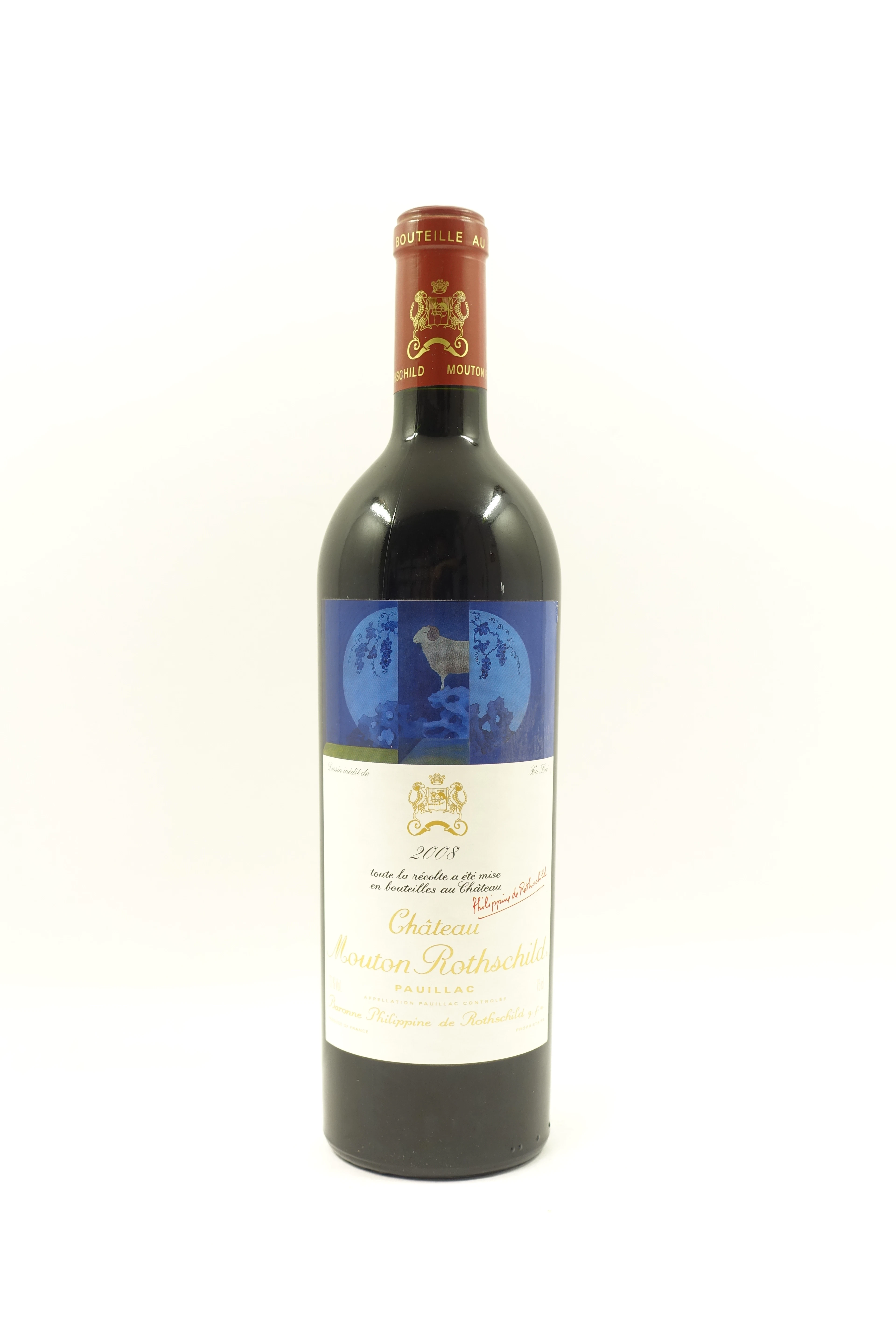 1 bts CH MOUTON ROTHSCHILD 2008 1er GC Pauillac