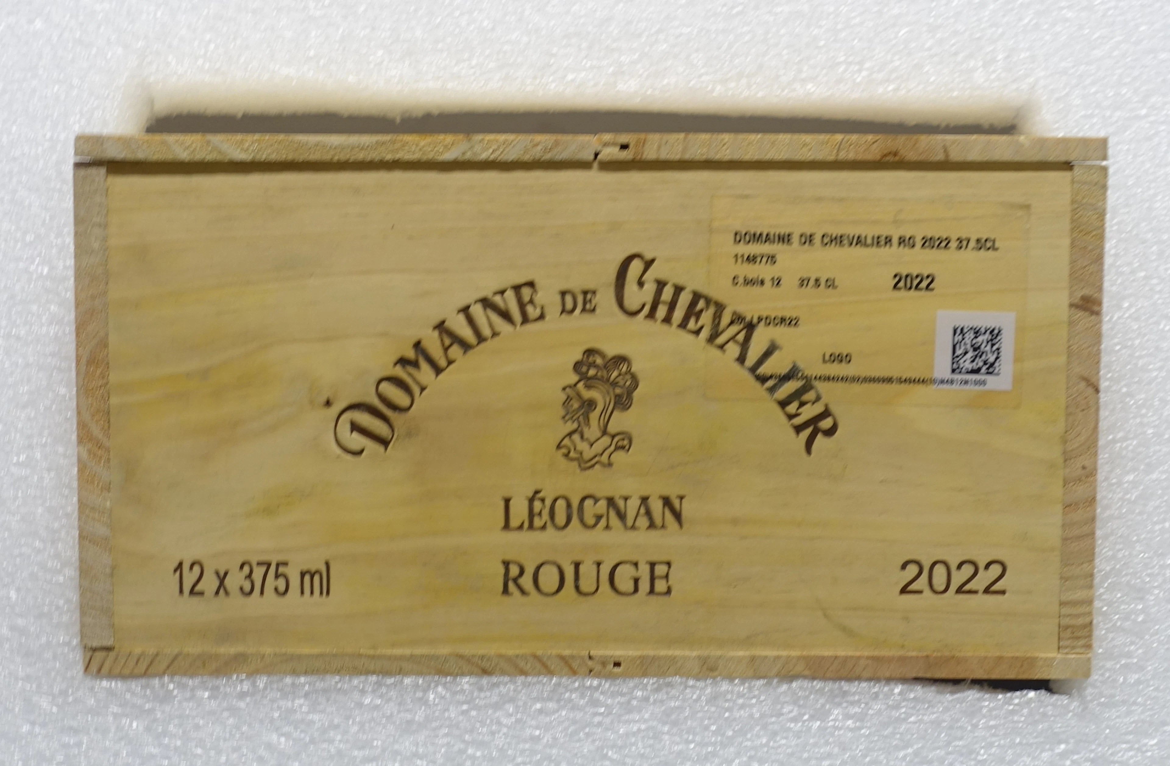 12 demi-bts CH DOMAINE DE CHEVALIER 2022 CC Pessac Léognan