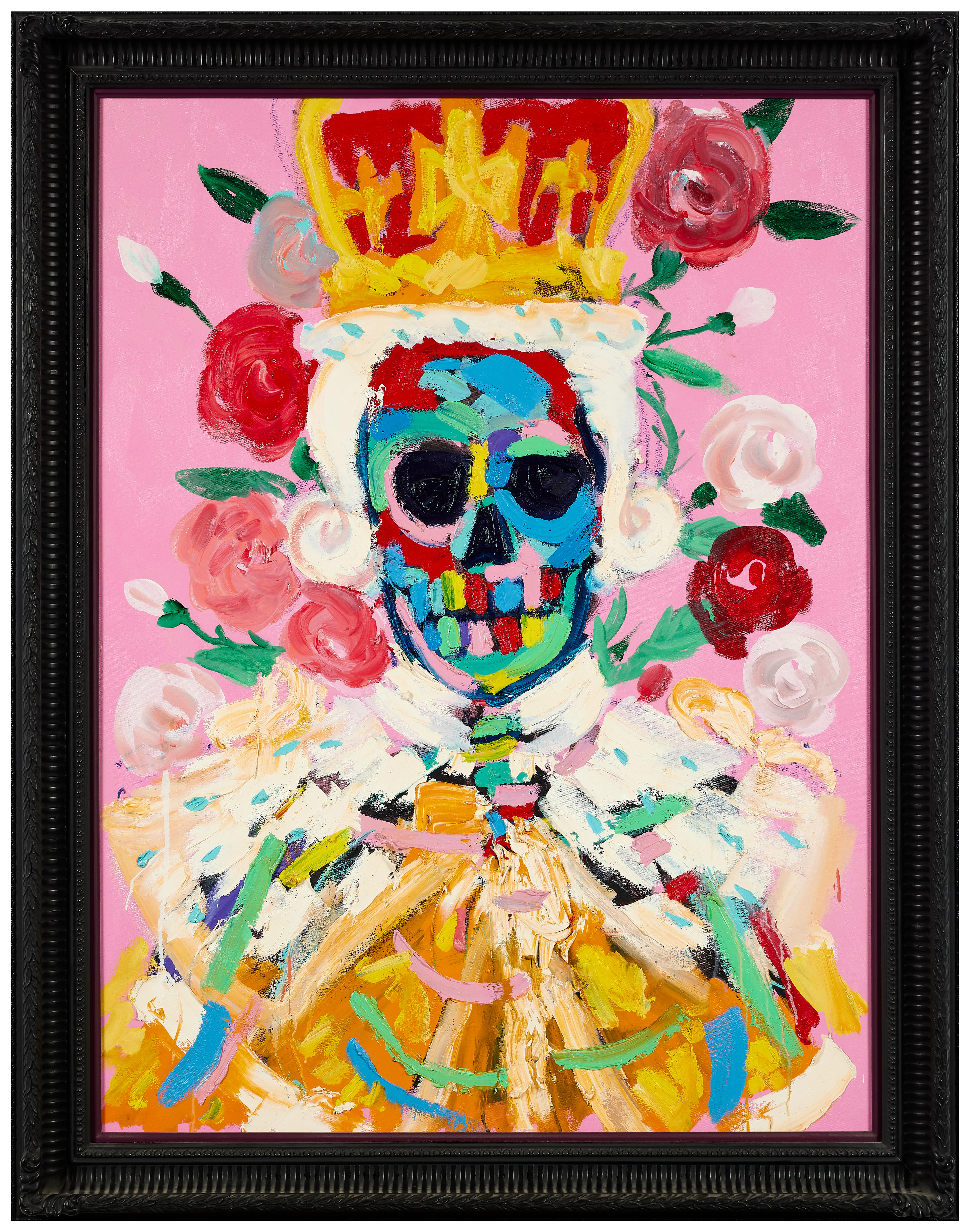 Bradley THEODORE 1990- King smiling in the rose garden - 2018