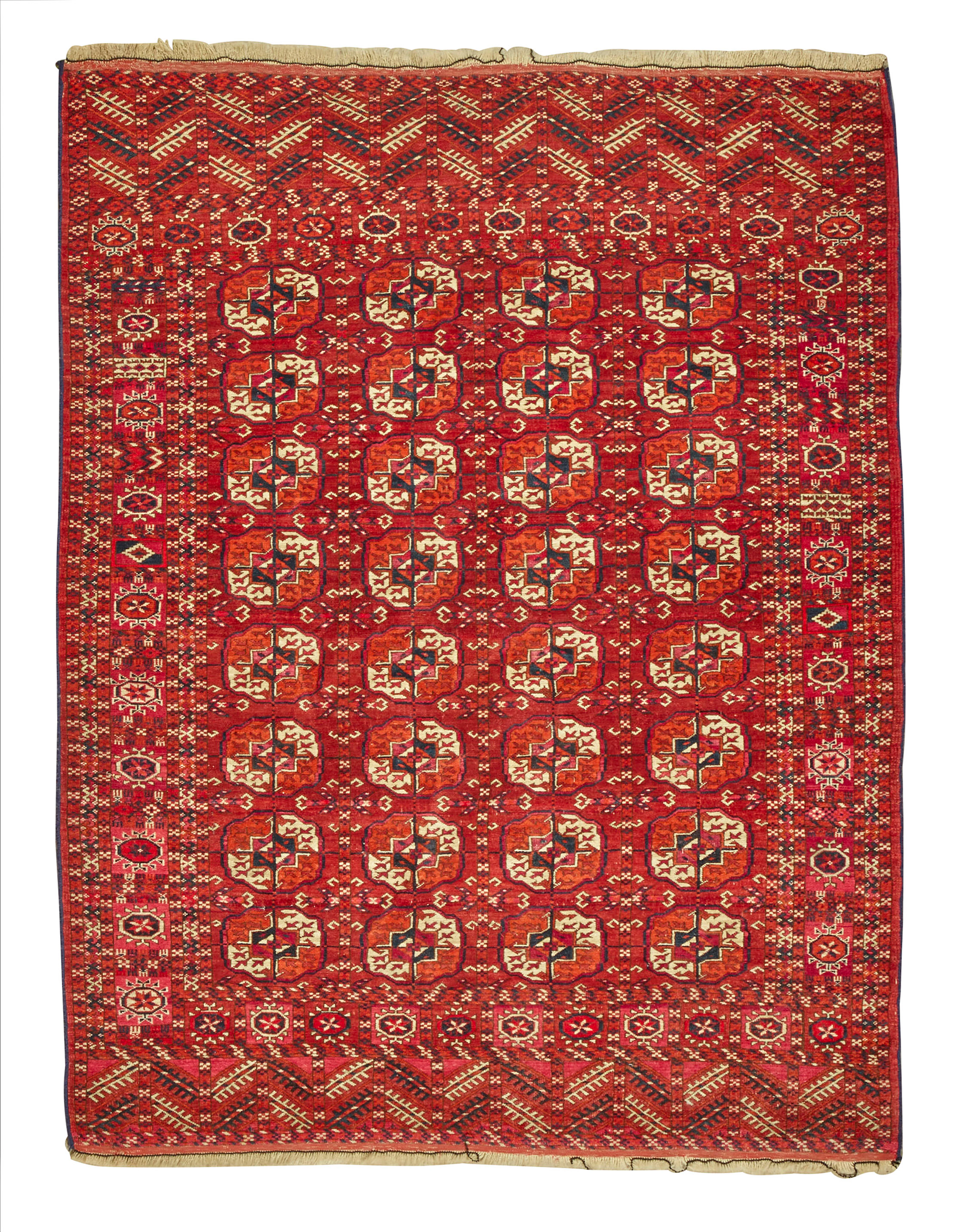 TAPIS TEKKE, TURKMÉNISTAN, VERS 1920