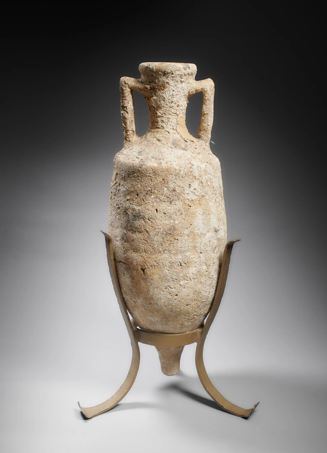 A Roman terracotta Dressel type amphora