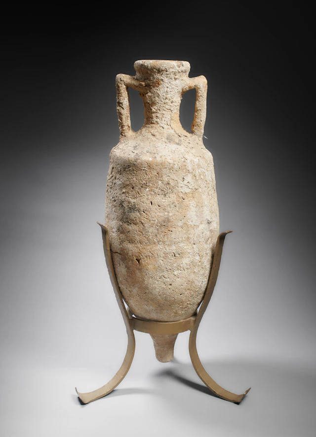 A Roman terracotta Dressel type amphora