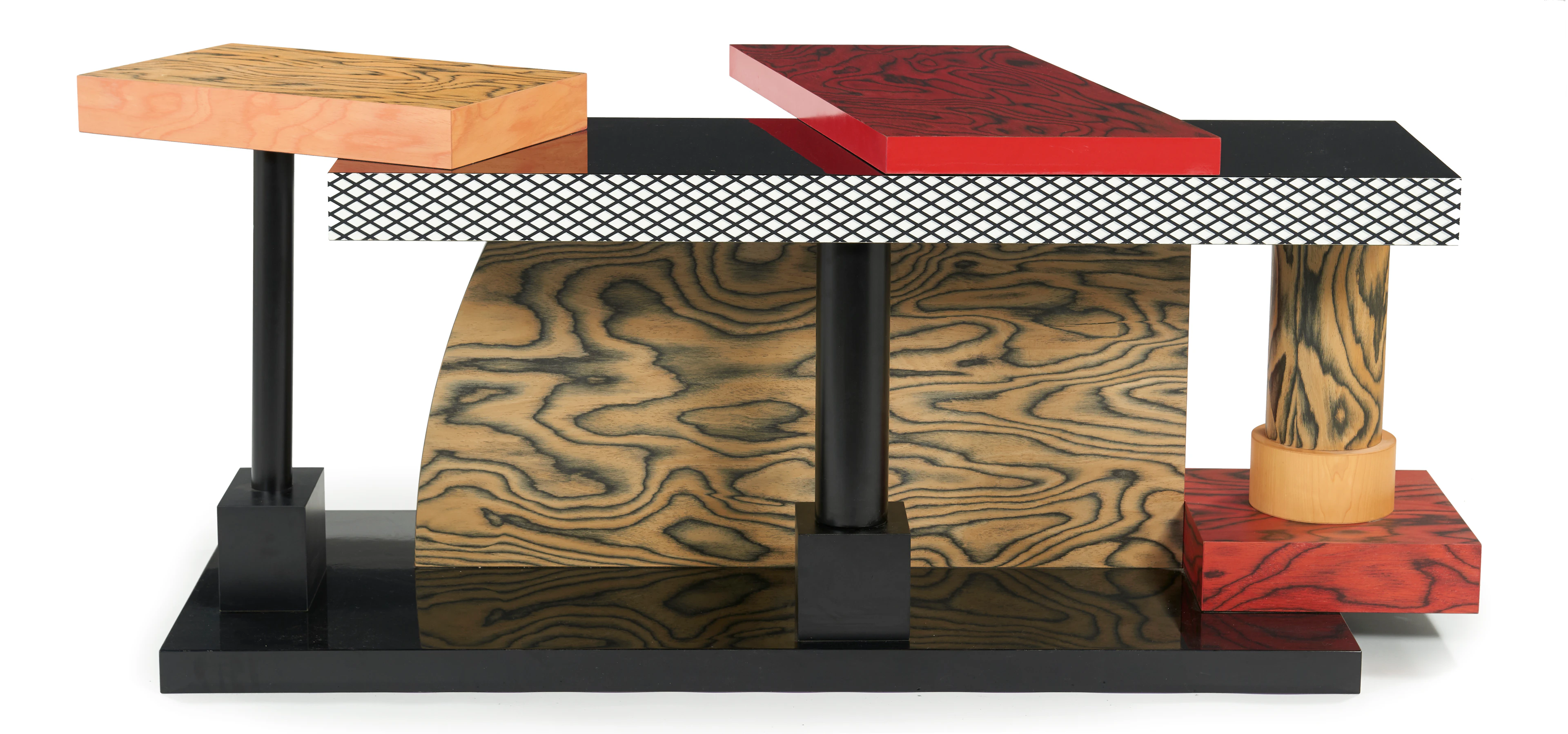 Ettore SOTTSASS 1917-2007 Console "Tartar" - modèle créé en 1985
