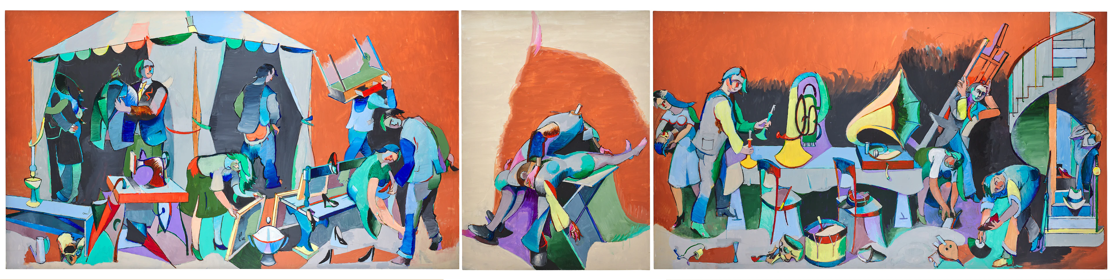Jean HELION 1904-1987 Le jugement dernier des choses - circa 1978-1979