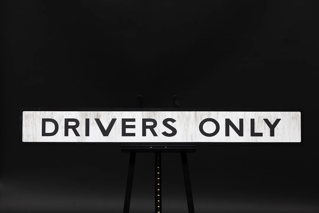 Drivers Only – Decorative sign No reserve