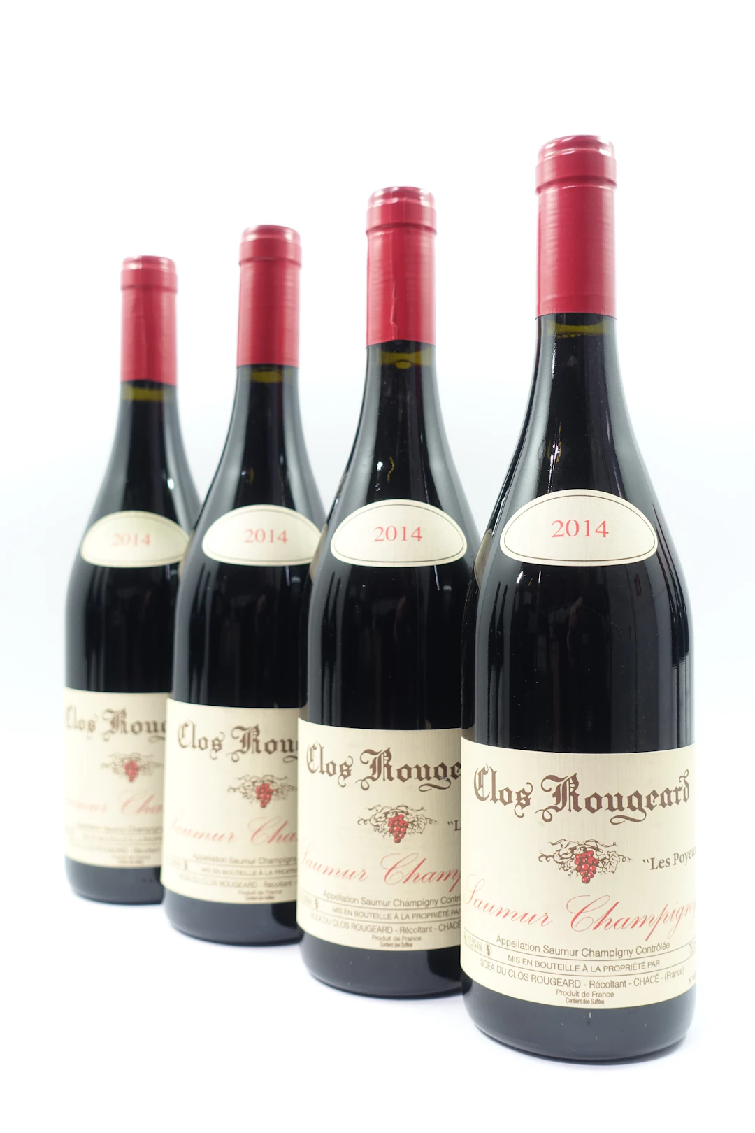 4 bts SAUMUR CHAMPIGNY 2014 Les Poyeux. Clos Rougeard