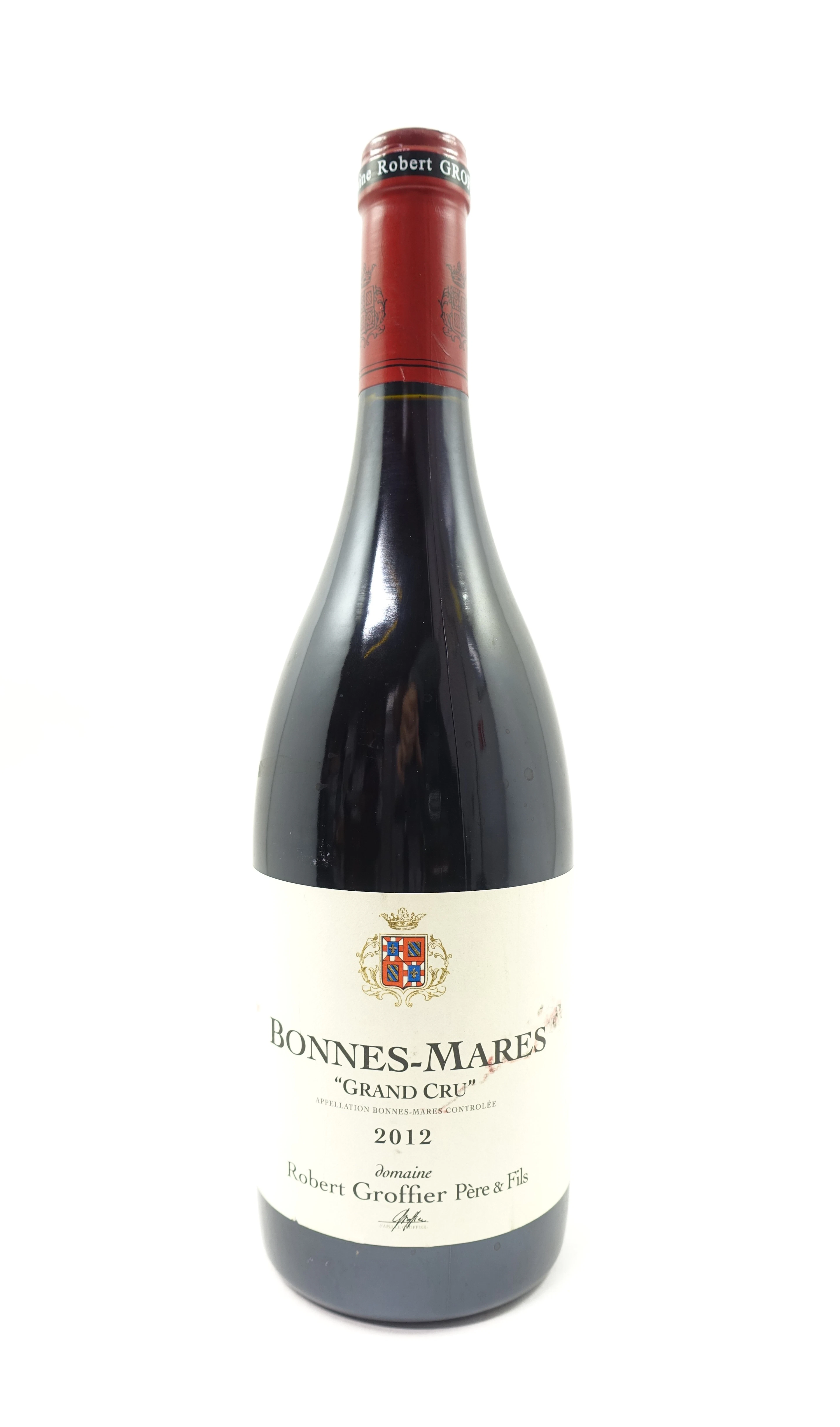 1 bt BONNES MARES 2012 Grand Cru. Robert Groffier & Fils