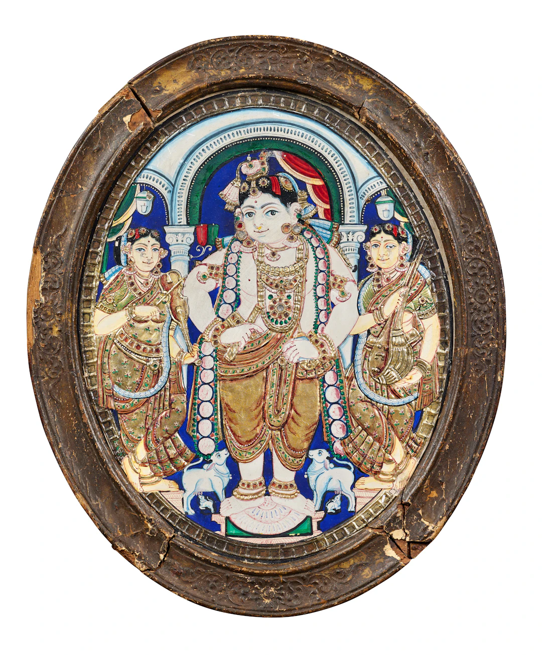 A Tanjore Painting of Bala Krishna