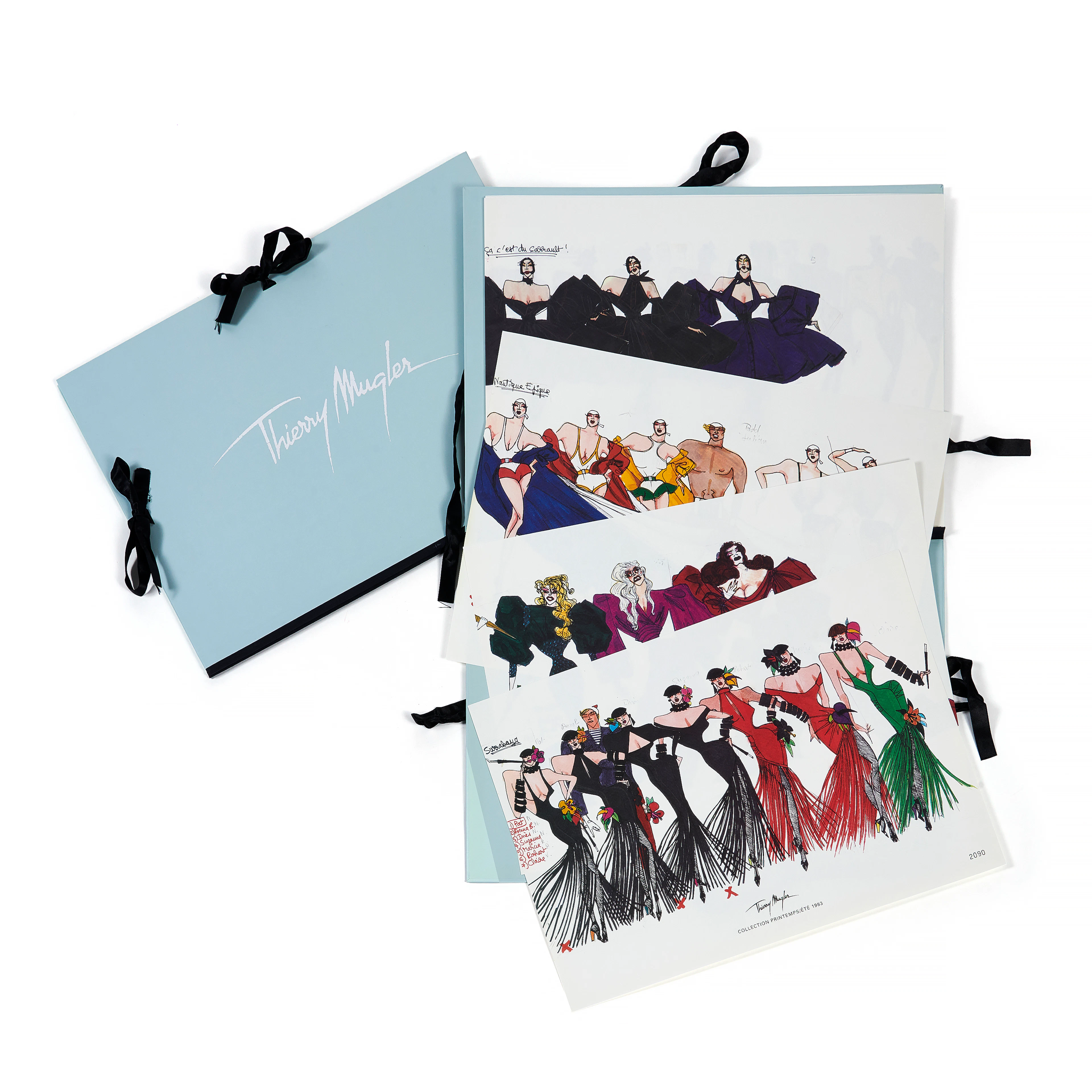 THIERRY MUGLER Two sets of Lithographs