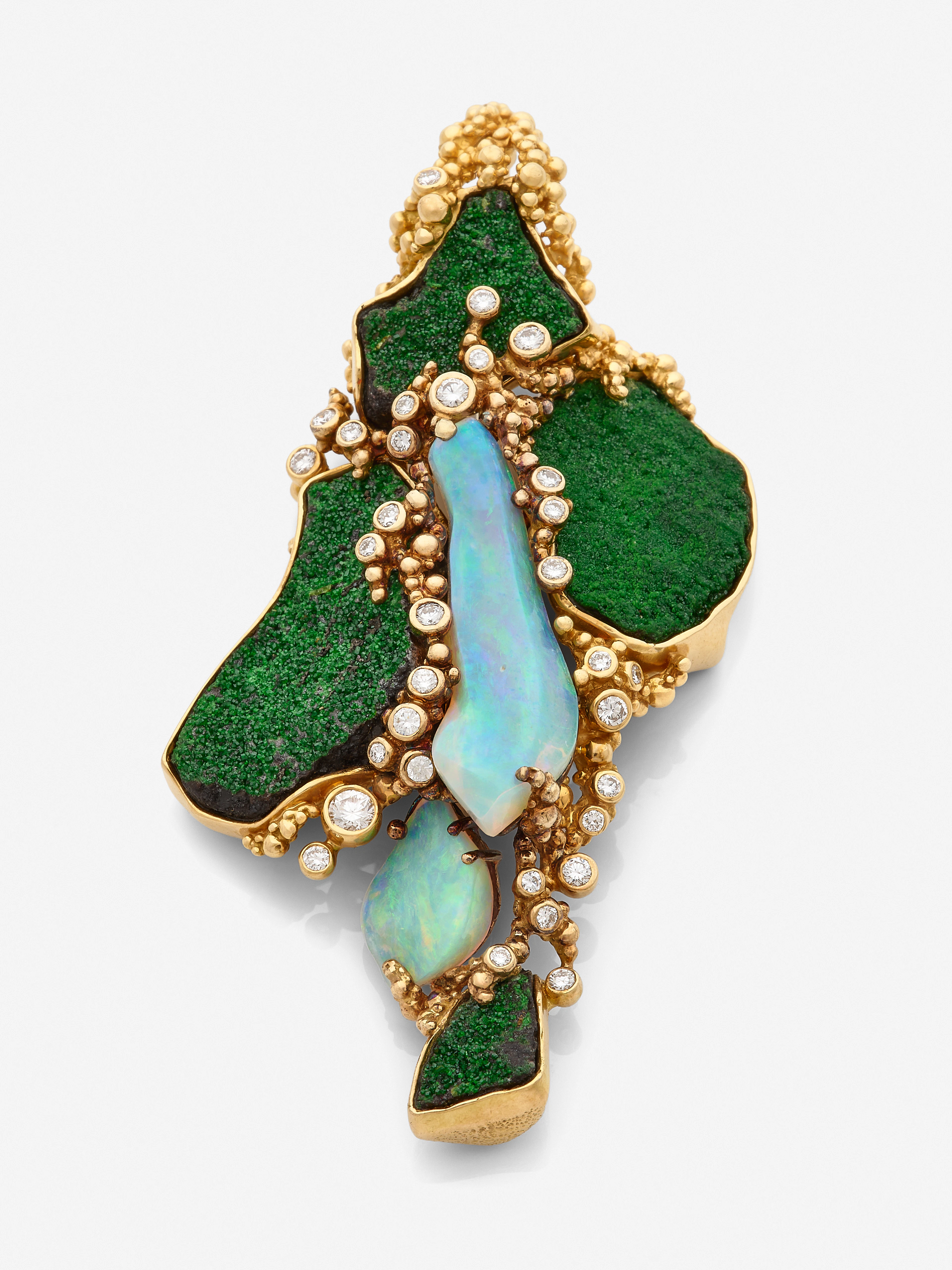 Gilbert ALBERT (1930-2019) Broche-pendentif
