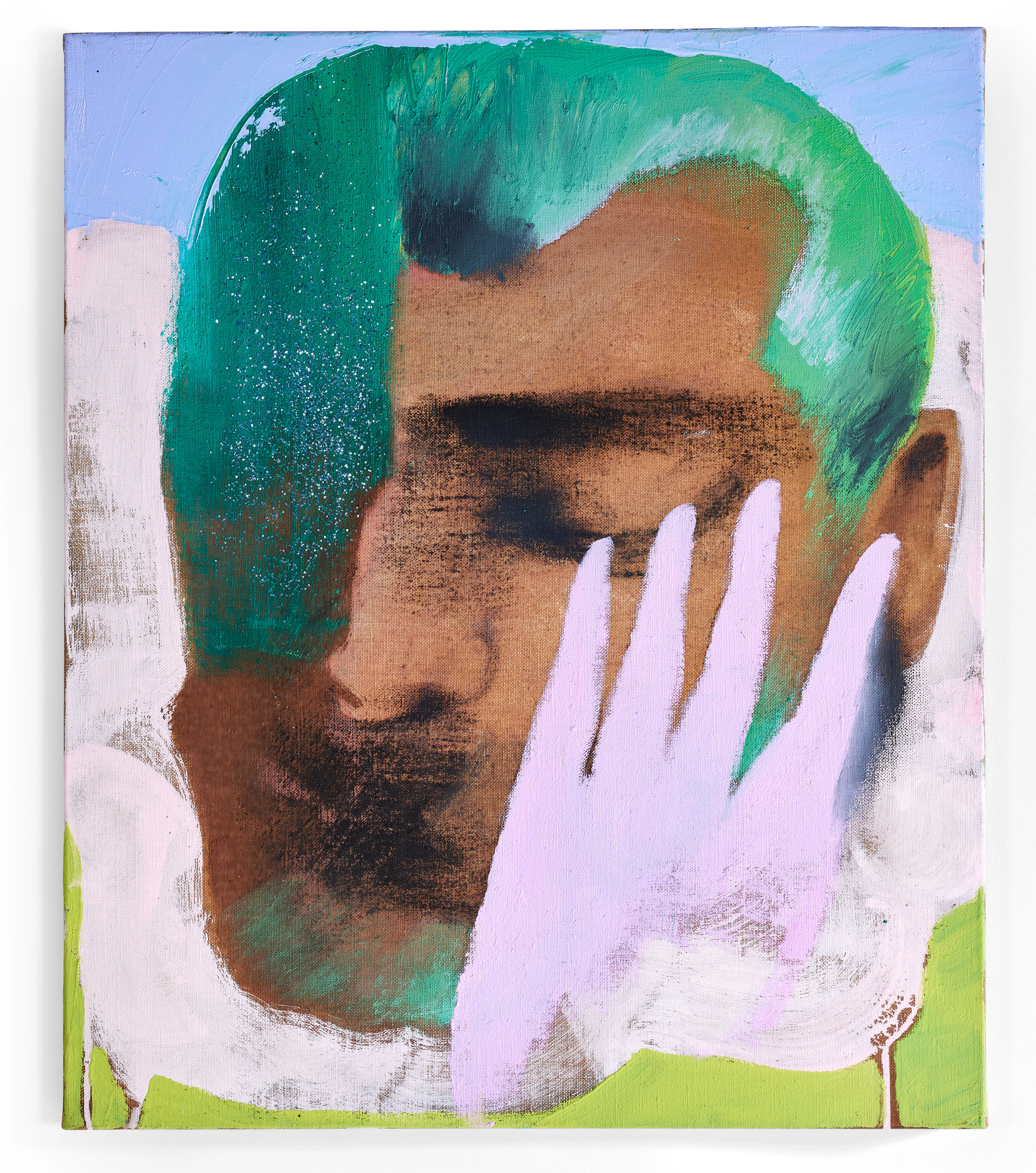 Alex FOXTON (Né en 1980) Glitter Face (after El Greco) - 2021