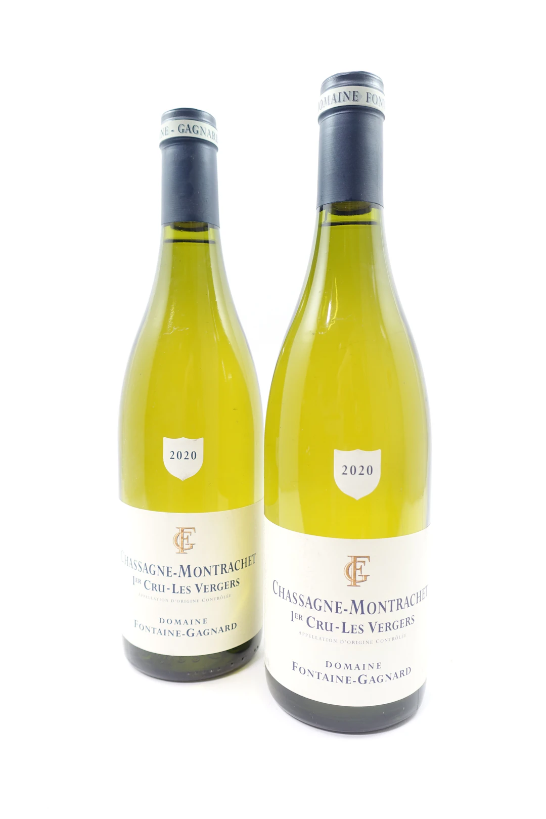 2 bts CHASSAGNE MONTRACHET 2020 (blanc) 1er Cru Les Vergers. Domaine
