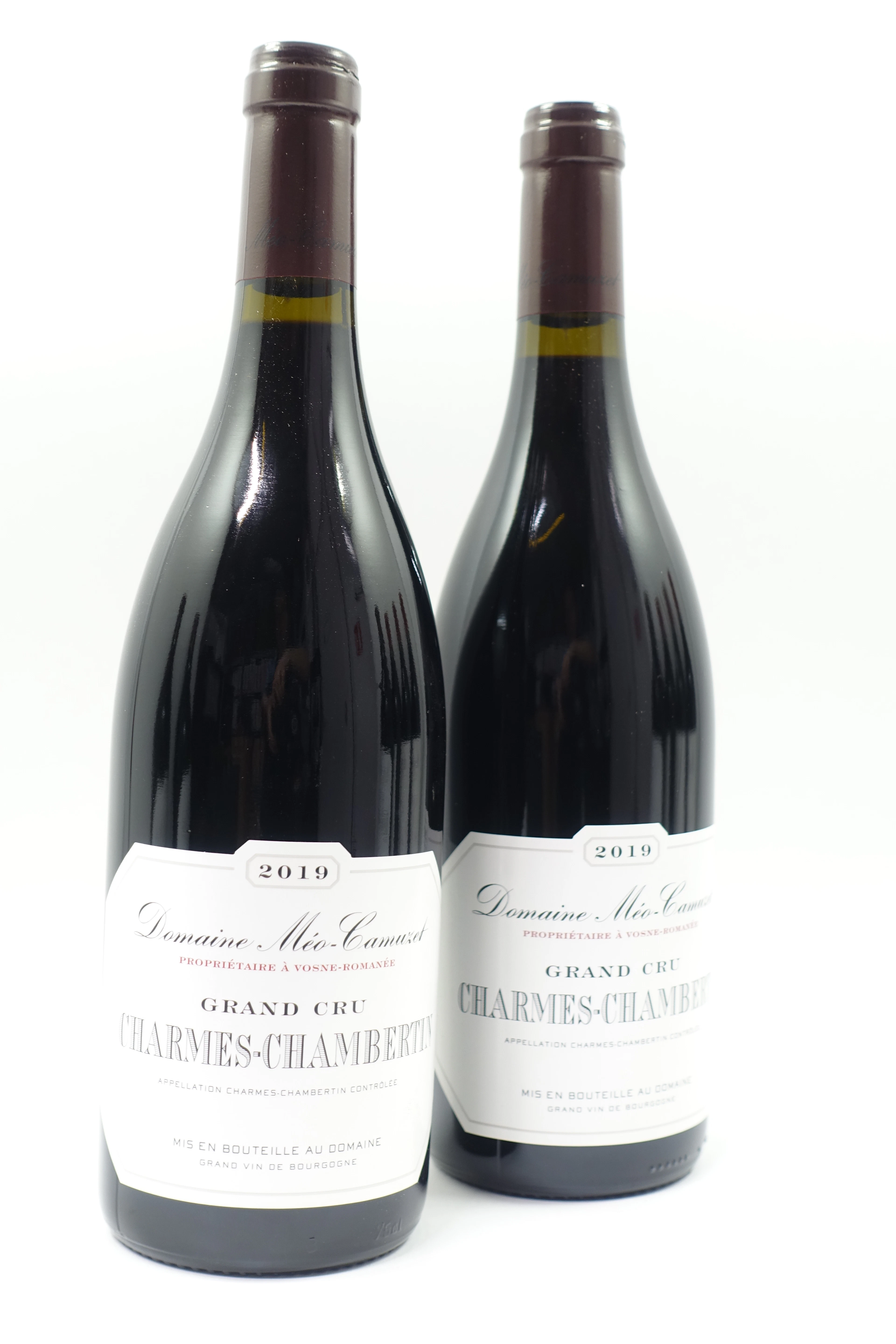 2 bts CHARMES CHAMBERTIN 2019 Grand Cru. Domaine Méo Camuzet
