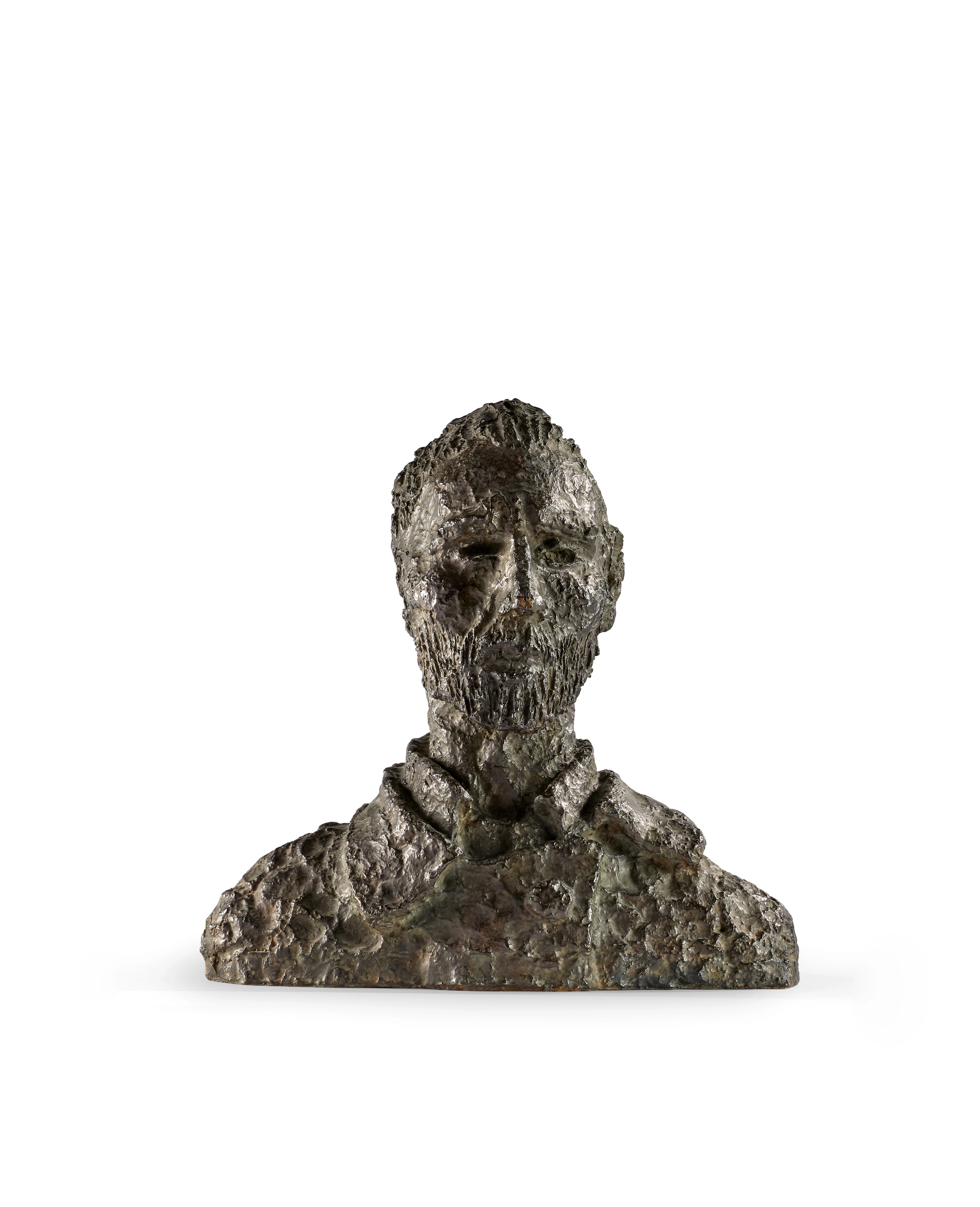 Buste de Van Gogh, deuxième état, chemise ouverte - 1957
