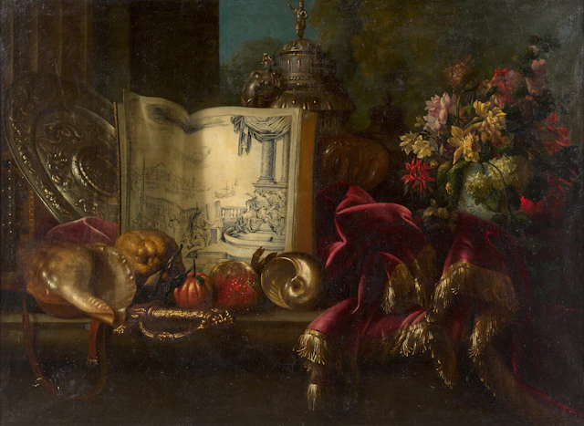 Meiffren COMTE Marseille, vers 1630 - vers 1705 Composition à l'estampe