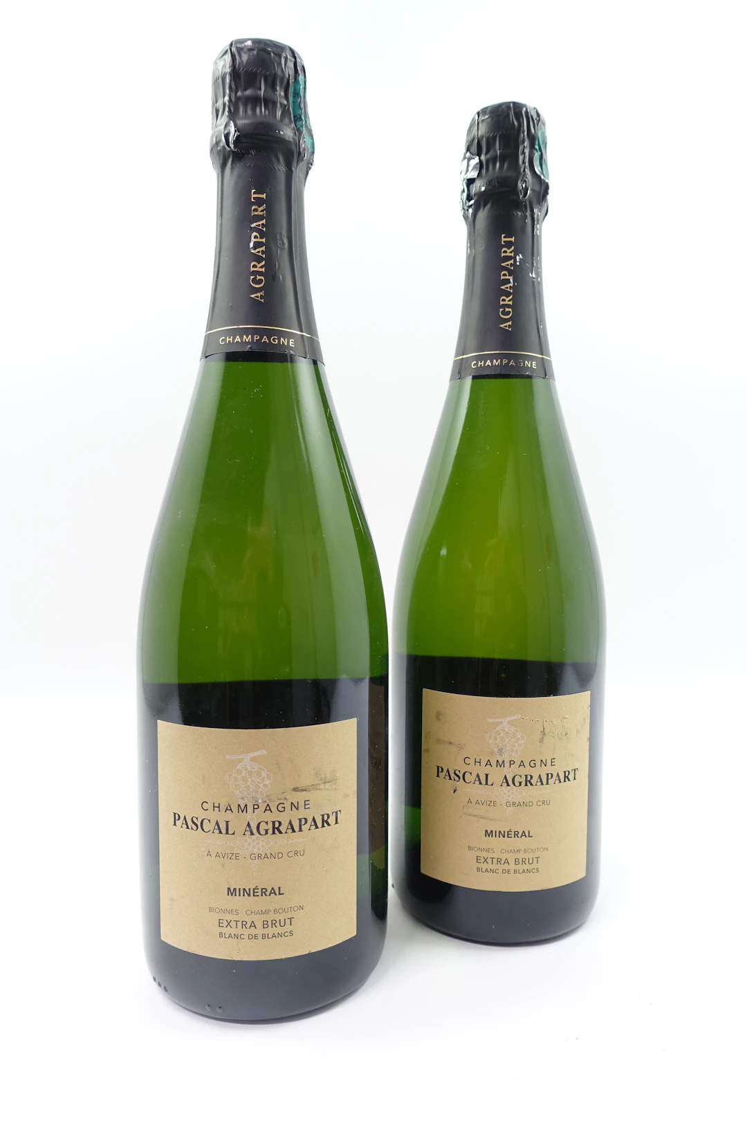 2 bts CHAMPAGNE PASCAL AGRAPART 2016 Extra Brut Blanc de blancs. Bionnes