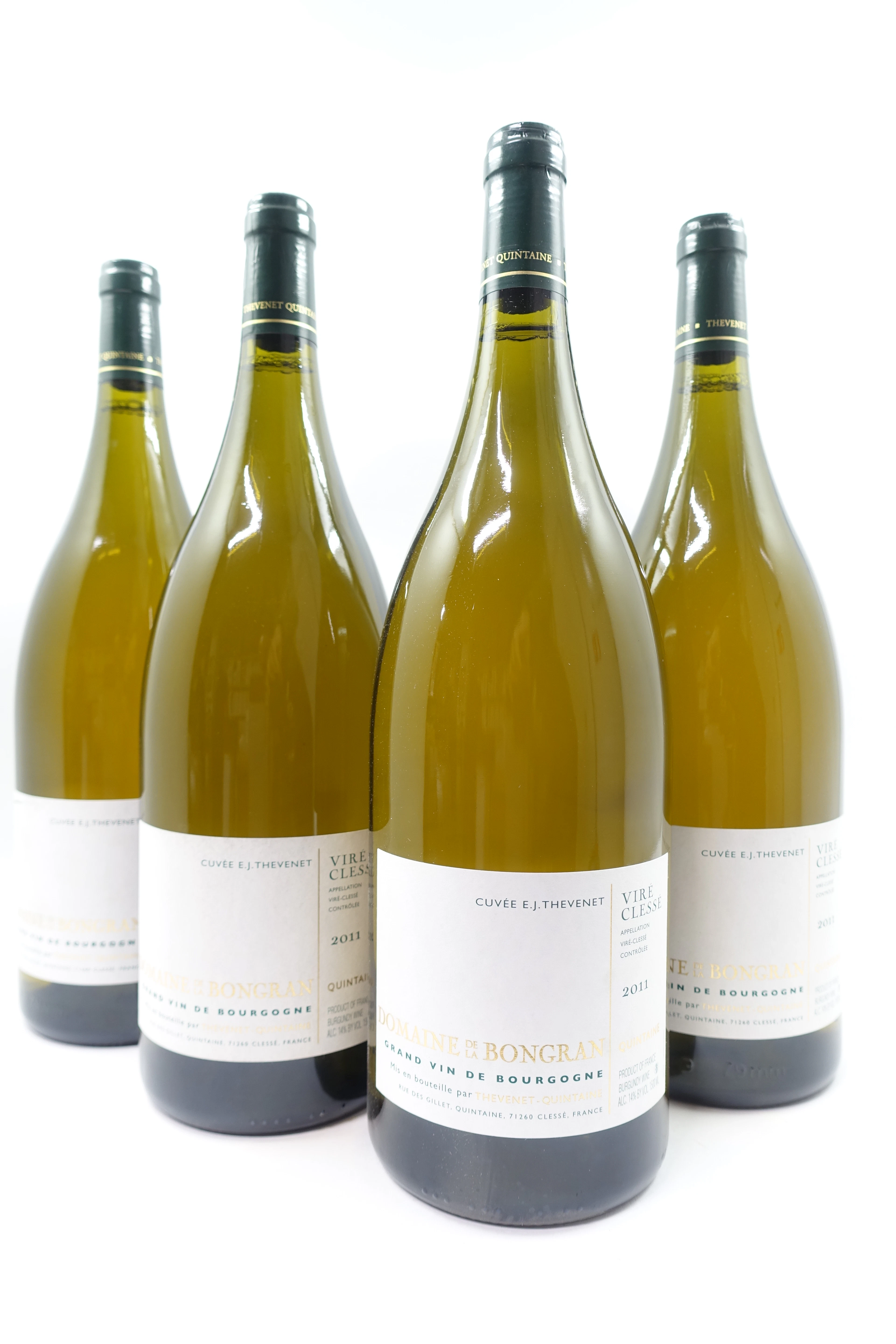4 mags VIRE CLESSE 2011 Quintaine Cuvée E.J.Thevenet. Domaine de la Bongran
