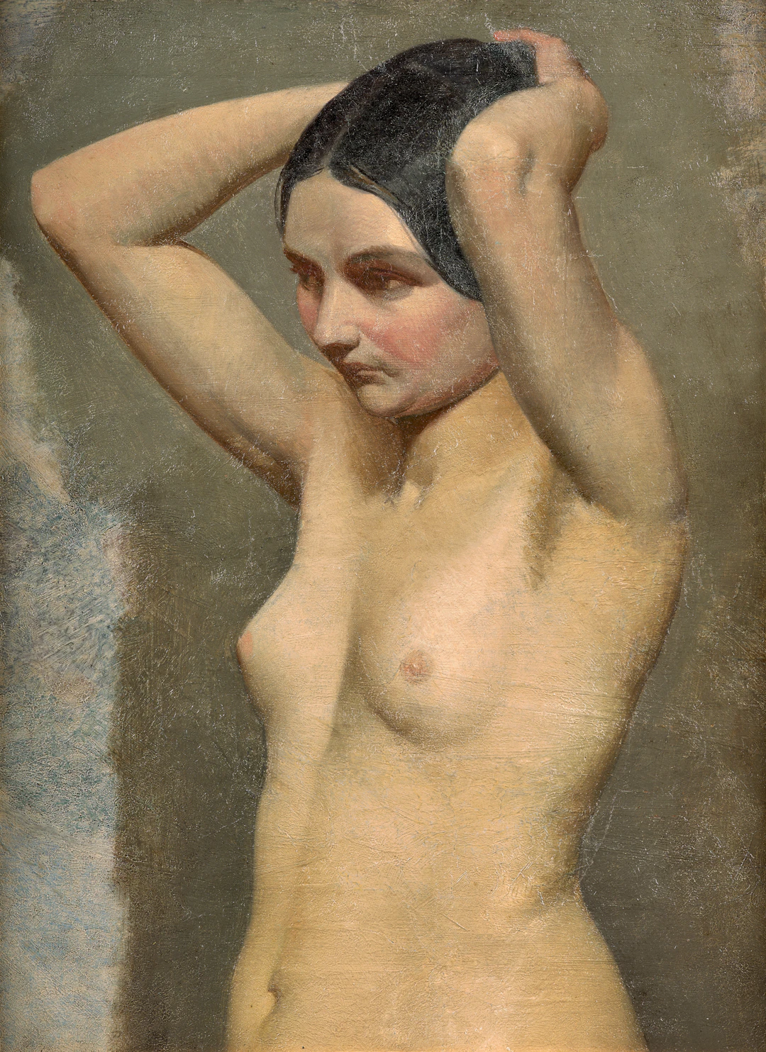 Charles NEGRE Grasse, 1820 -1880 Torse de femme nue