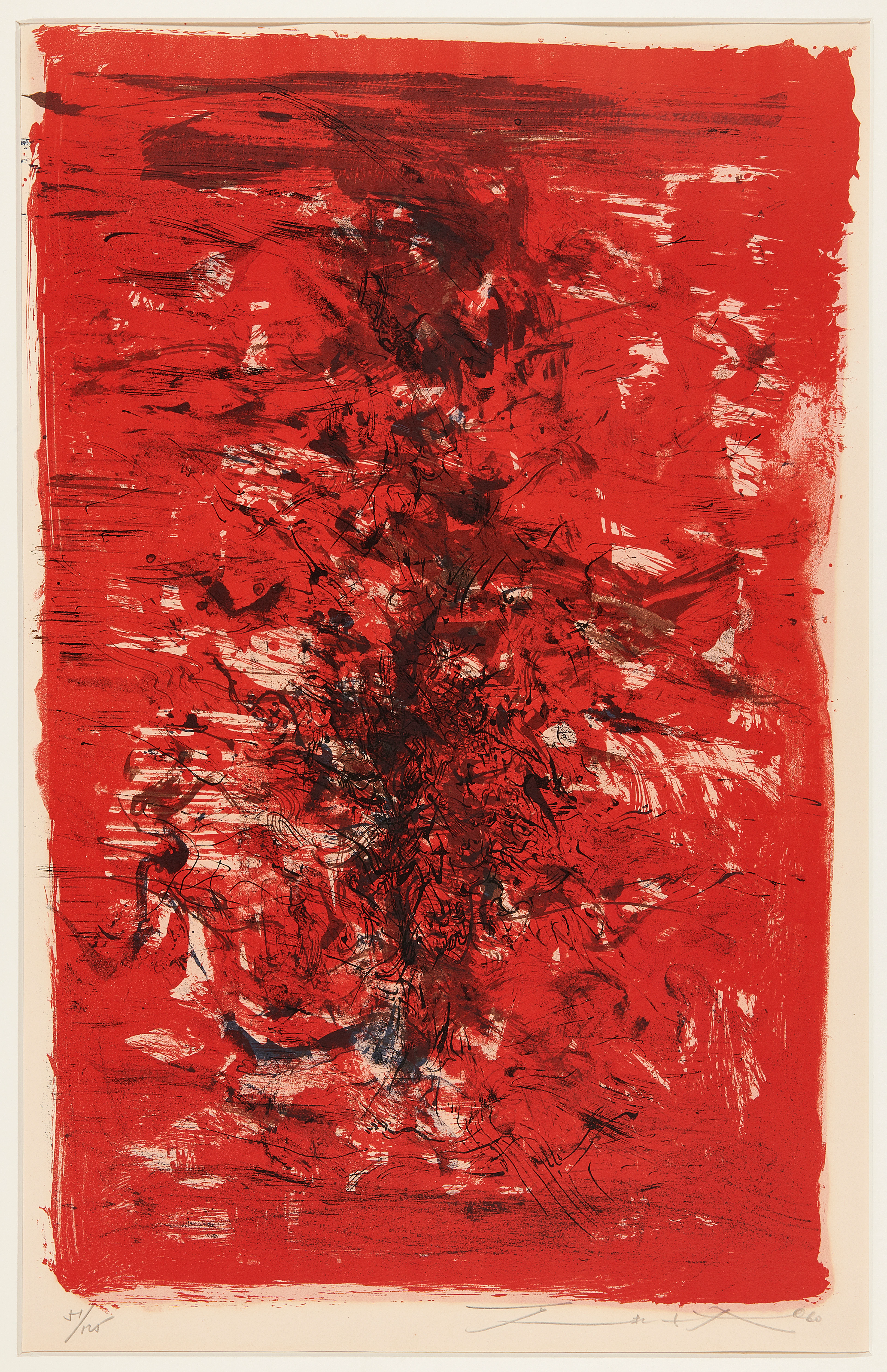 ZAO WOU-KI 1920 - 2013 Sans titre - 1960