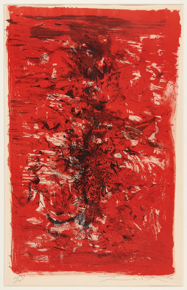 ZAO WOU-KI 1920 - 2013 Sans titre - 1960