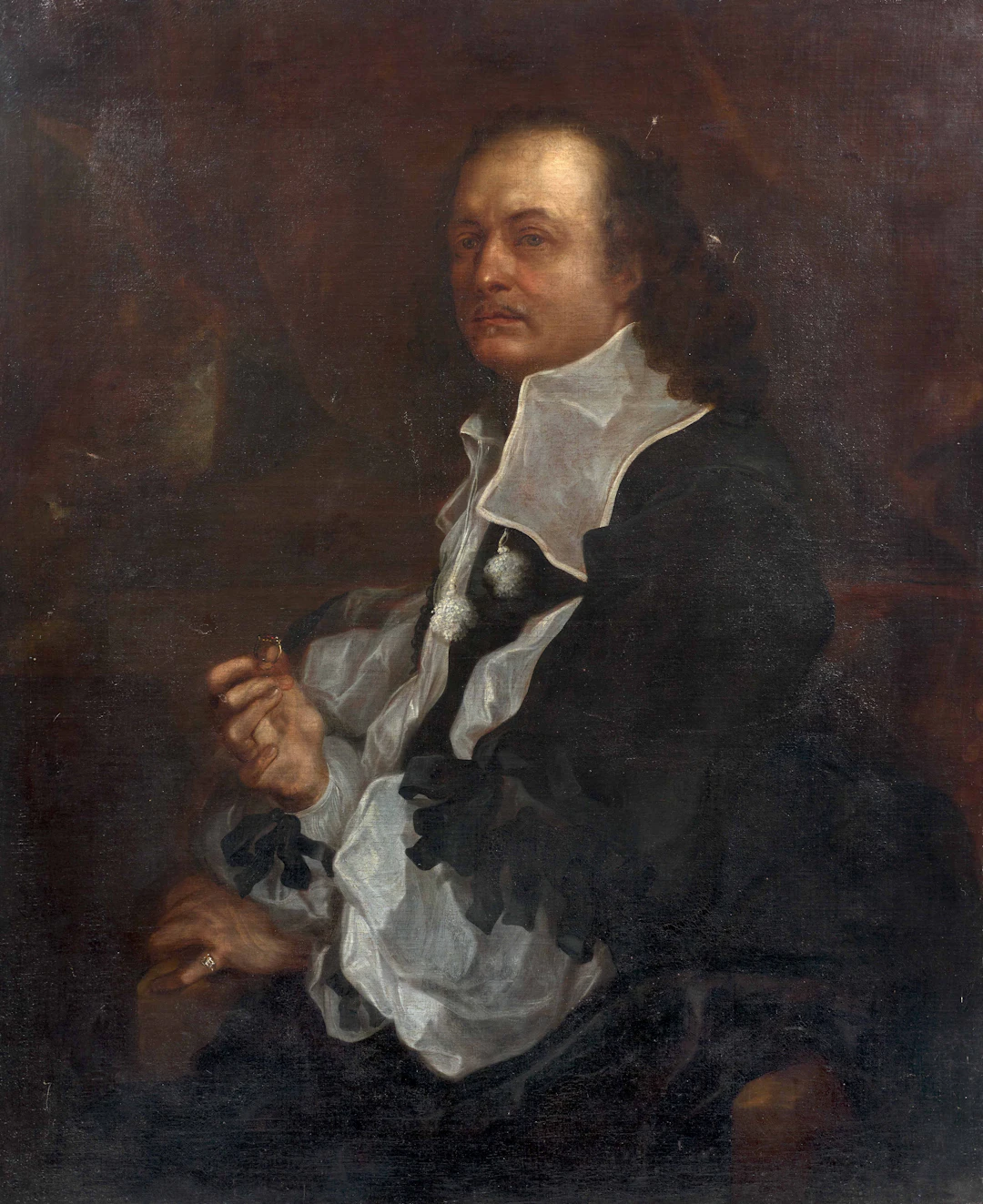 Sébastien BOURDON Montpellier, 1616 - Paris, 1671 Portrait d'homme