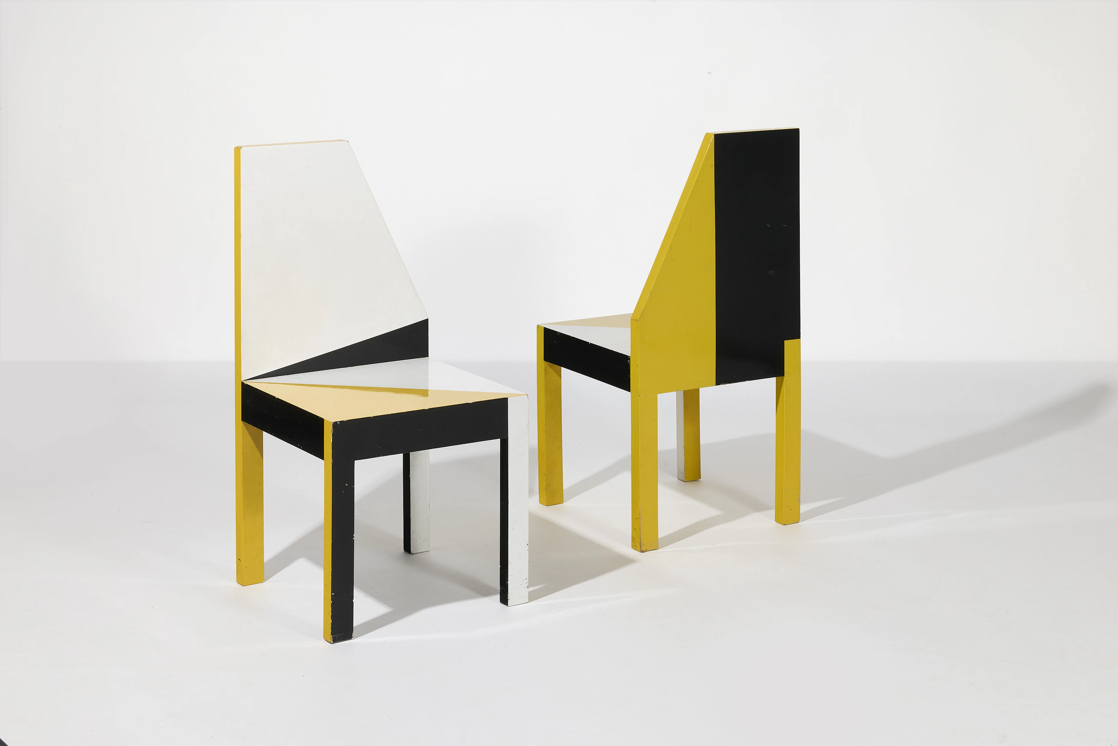 Paire de chaises « Poisson Pilote » - 1983 et 1984