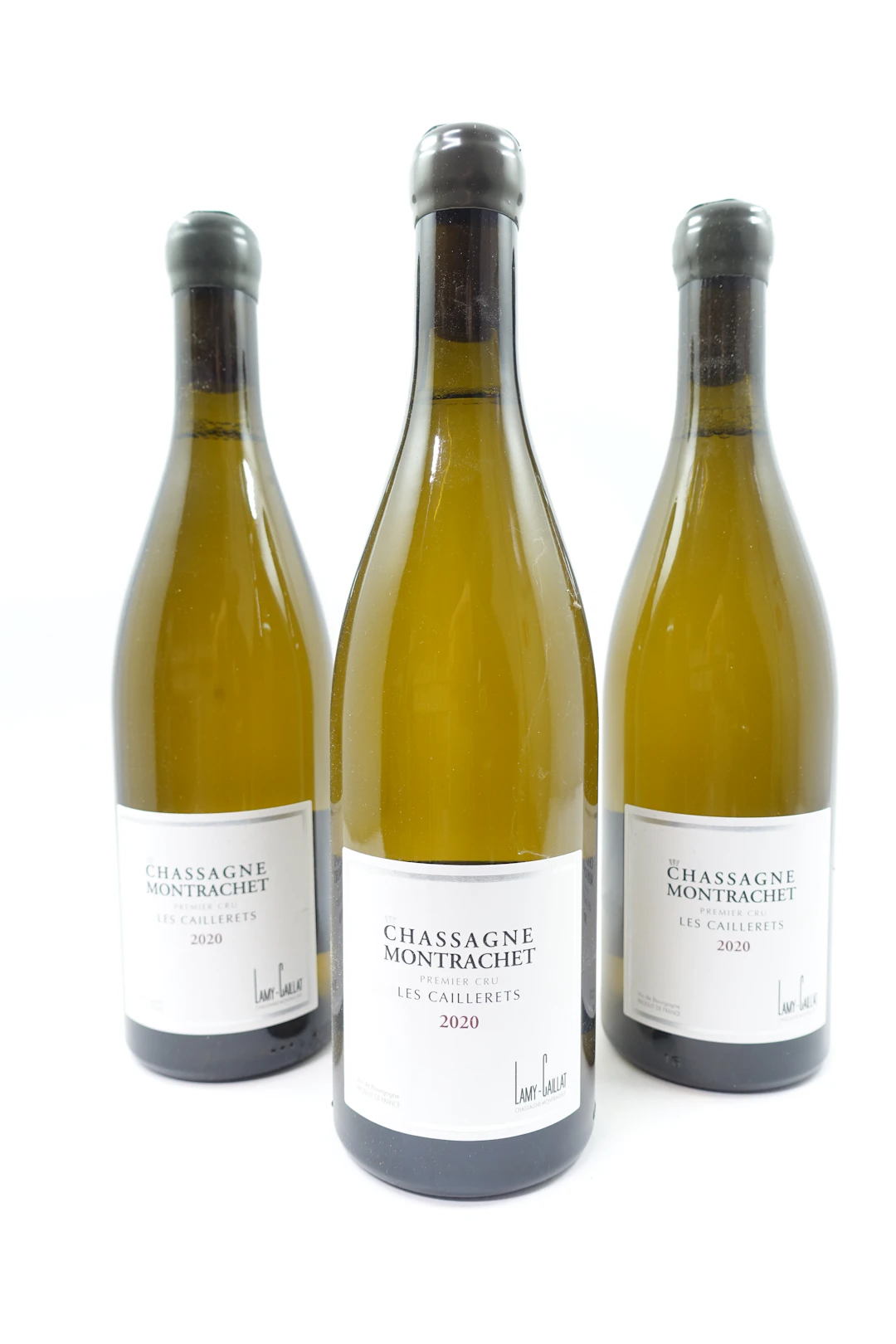 6 bts CHASSAGNE MONTRACHET 2020 (blanc) 1er Cru Les Caillerets. Lamy-Caillat