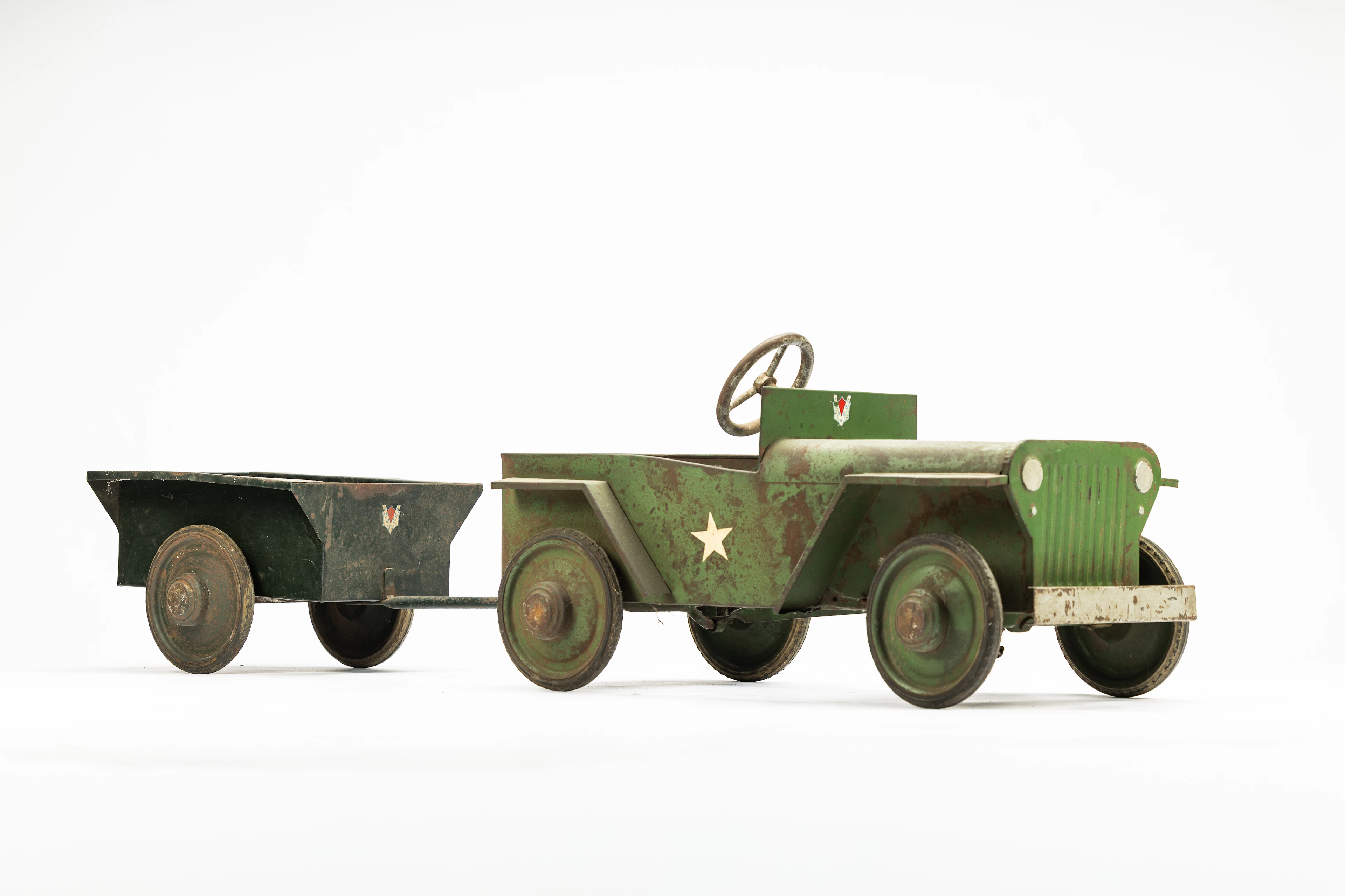 Military Jeep – Children's pedal car No reserve