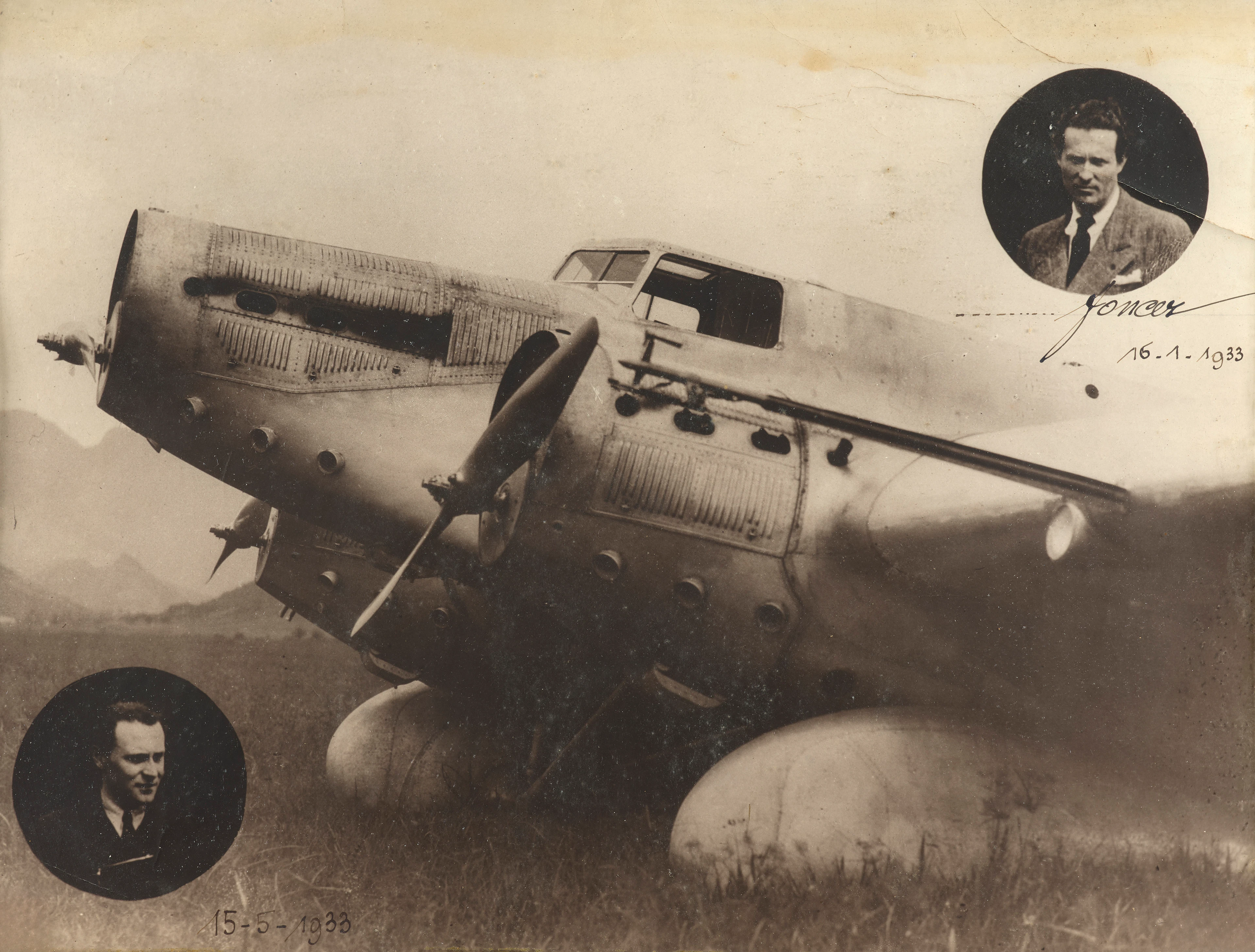 TRAVERSÉE DE L’ATLANTIQUE SUD L’Arc-en-Ciel, portraits de Jean Mermoz