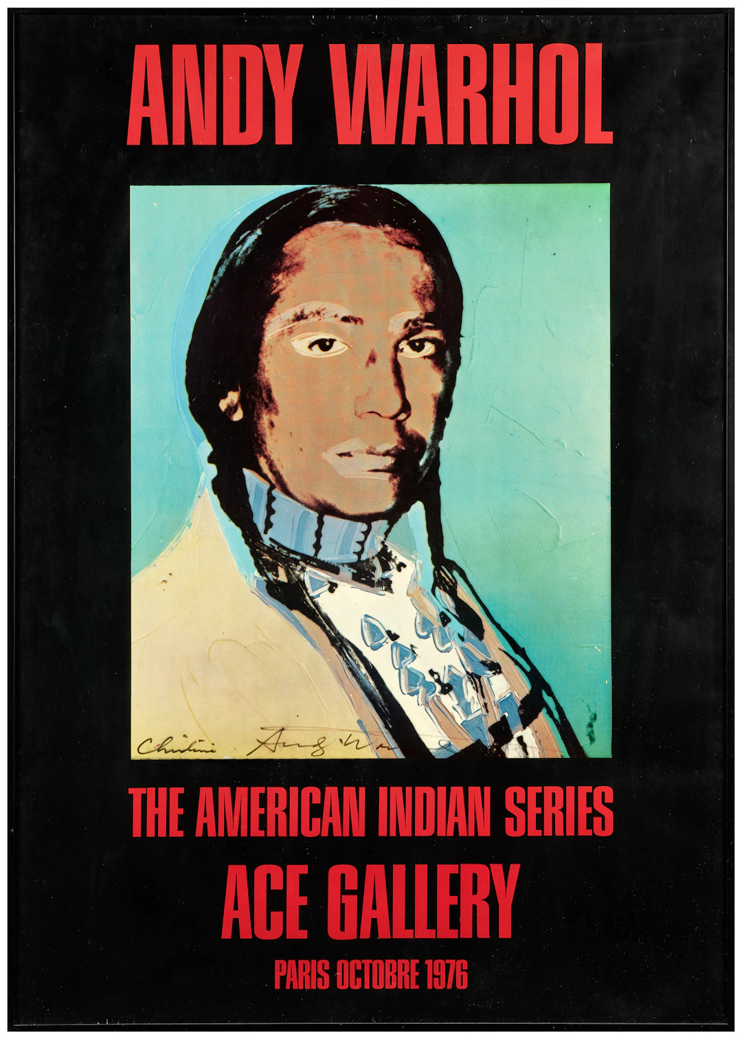 Andy WARHOL 1928 - 1987 The American Indiana series - 1976