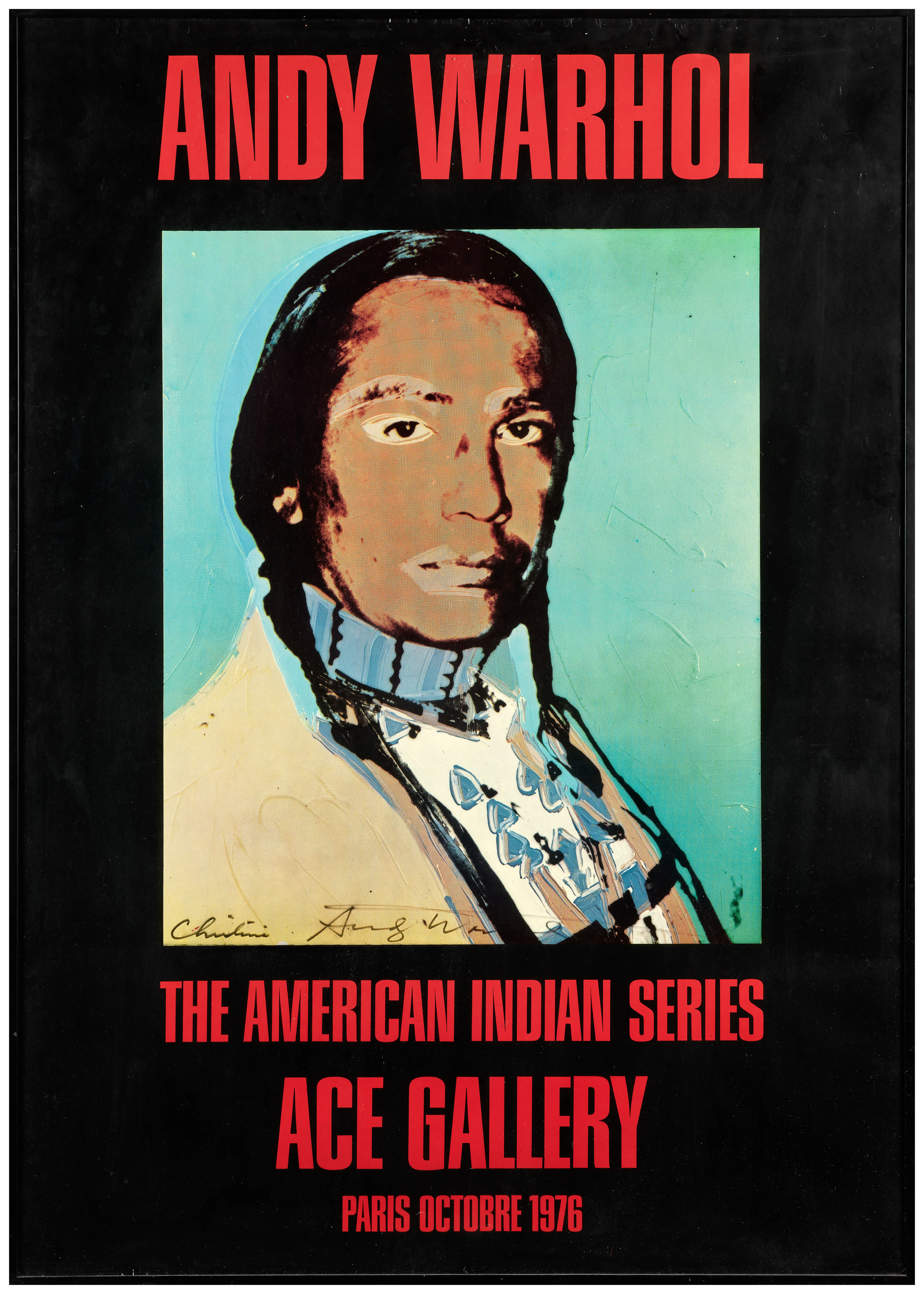Andy WARHOL 1928 - 1987 The American Indiana series - 1976