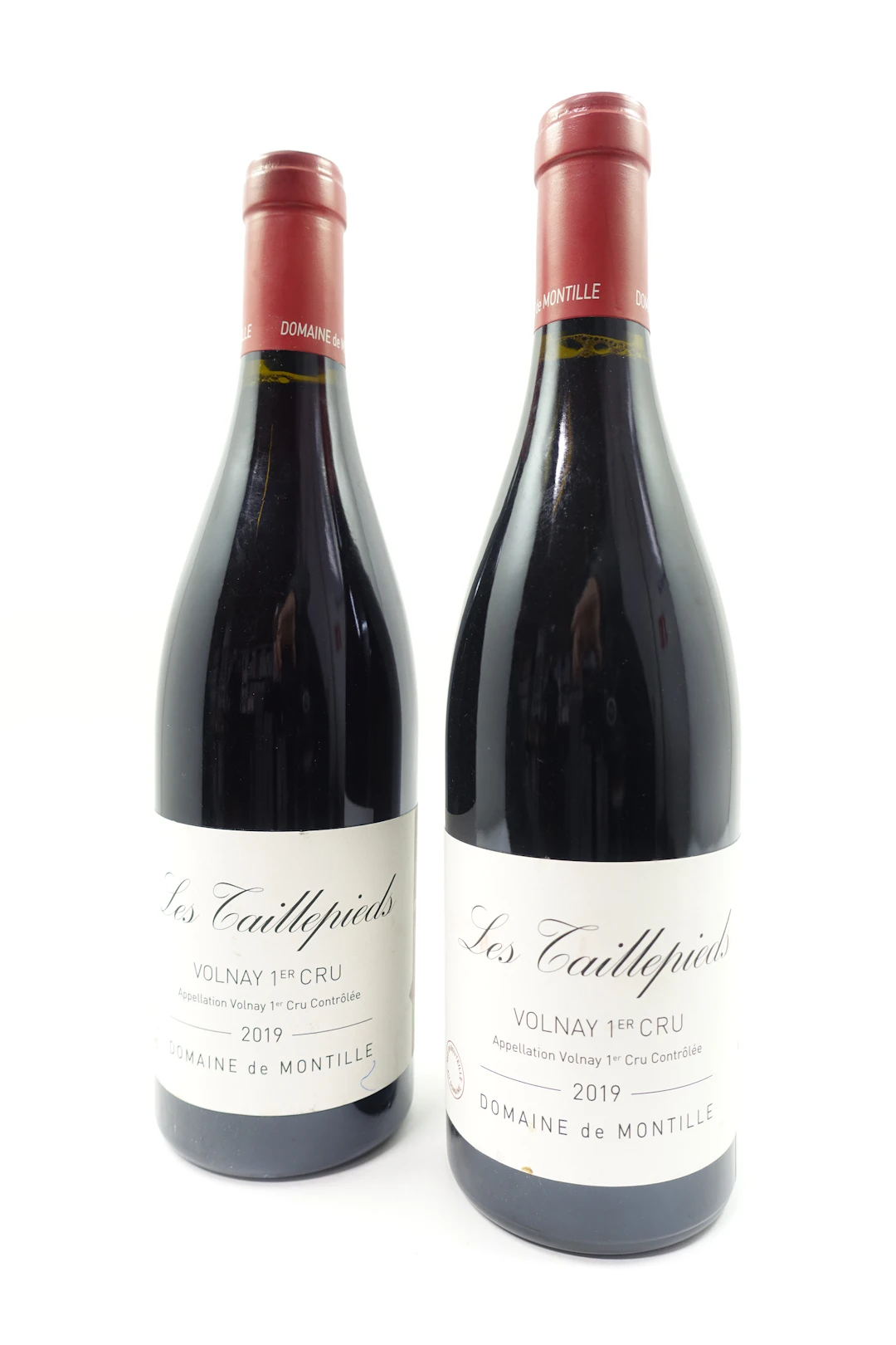 2 bts VOLNAY 2019 1er Cru les Taillepieds. Domaine de Montille
