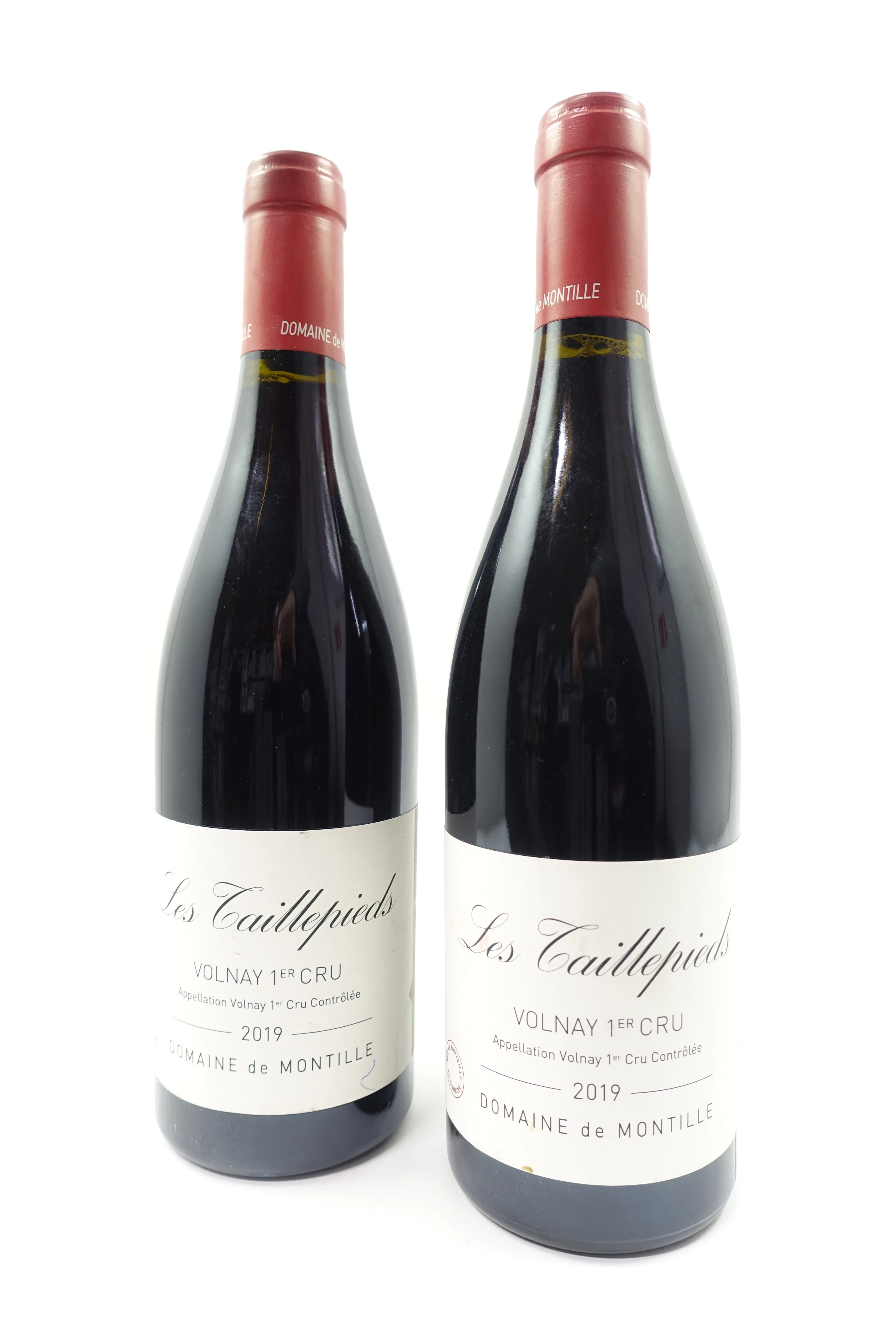 2 bts VOLNAY 2019 1er Cru les Taillepieds. Domaine de Montille