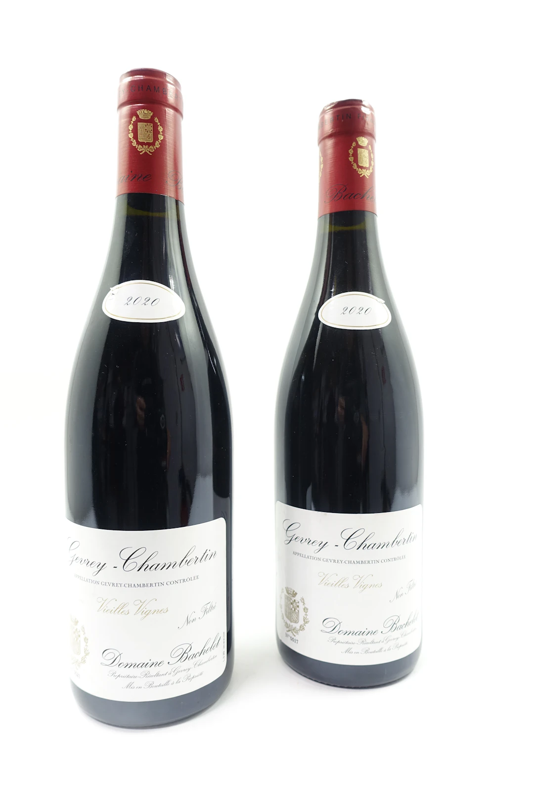 2 bts GEVREY CHAMBERTIN 2020 Vieilles Vignes. Domaine Bachelet
